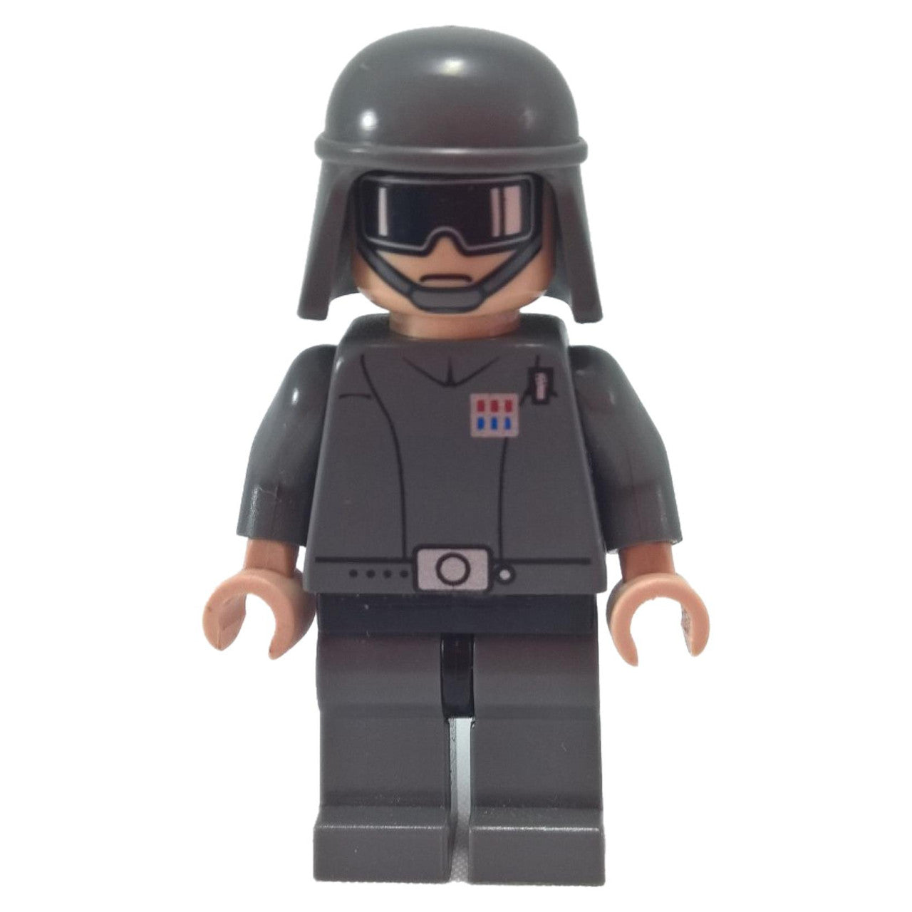 LEGO General Veers minifigure sw0178 with dark bluish gray helmet and uniform