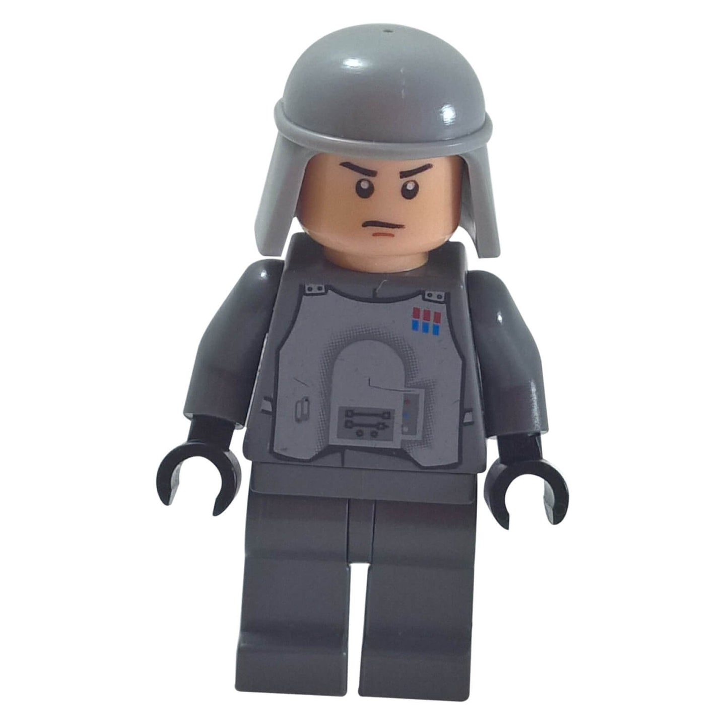 LEGO General Veers minifigure sw0289 with light bluish gray helmet and uniform