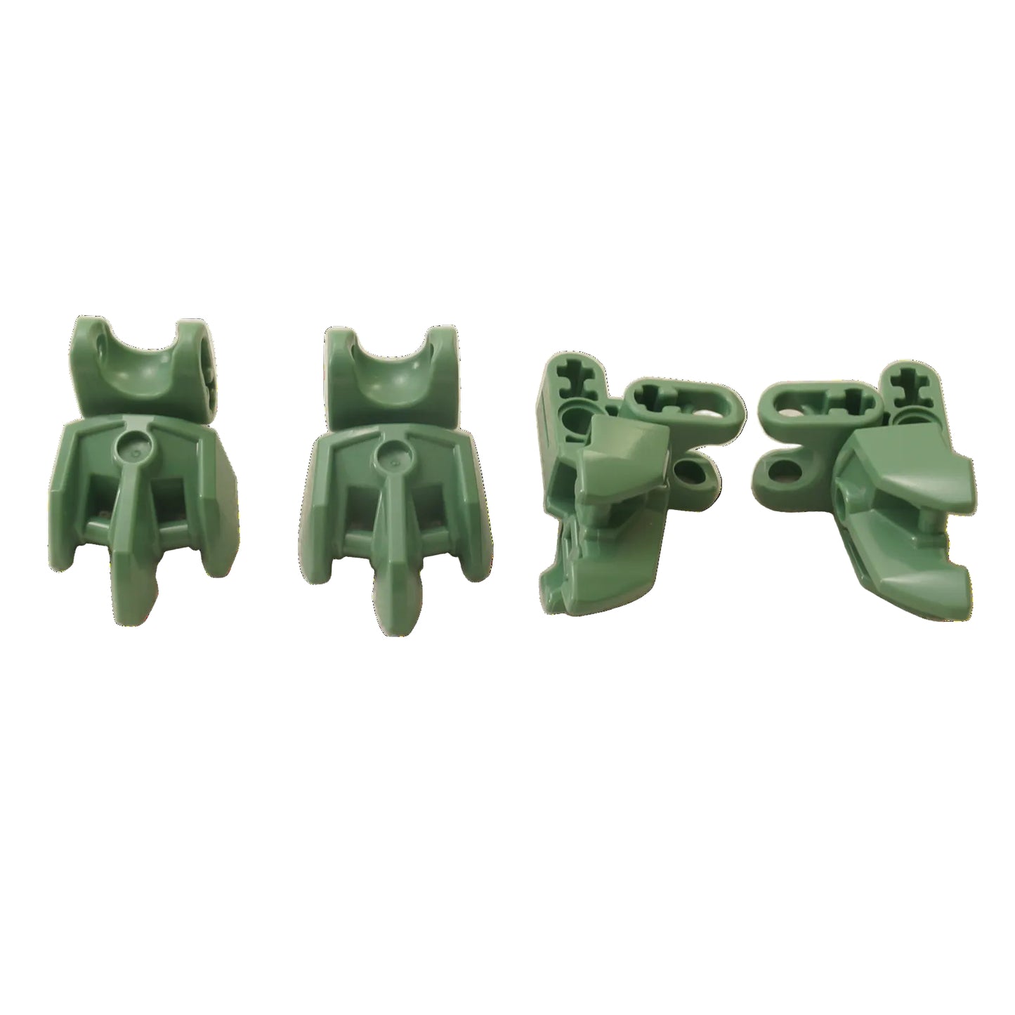 LEGO Hero Factory foot with three short claws and ball joint socket part 15976 sand green