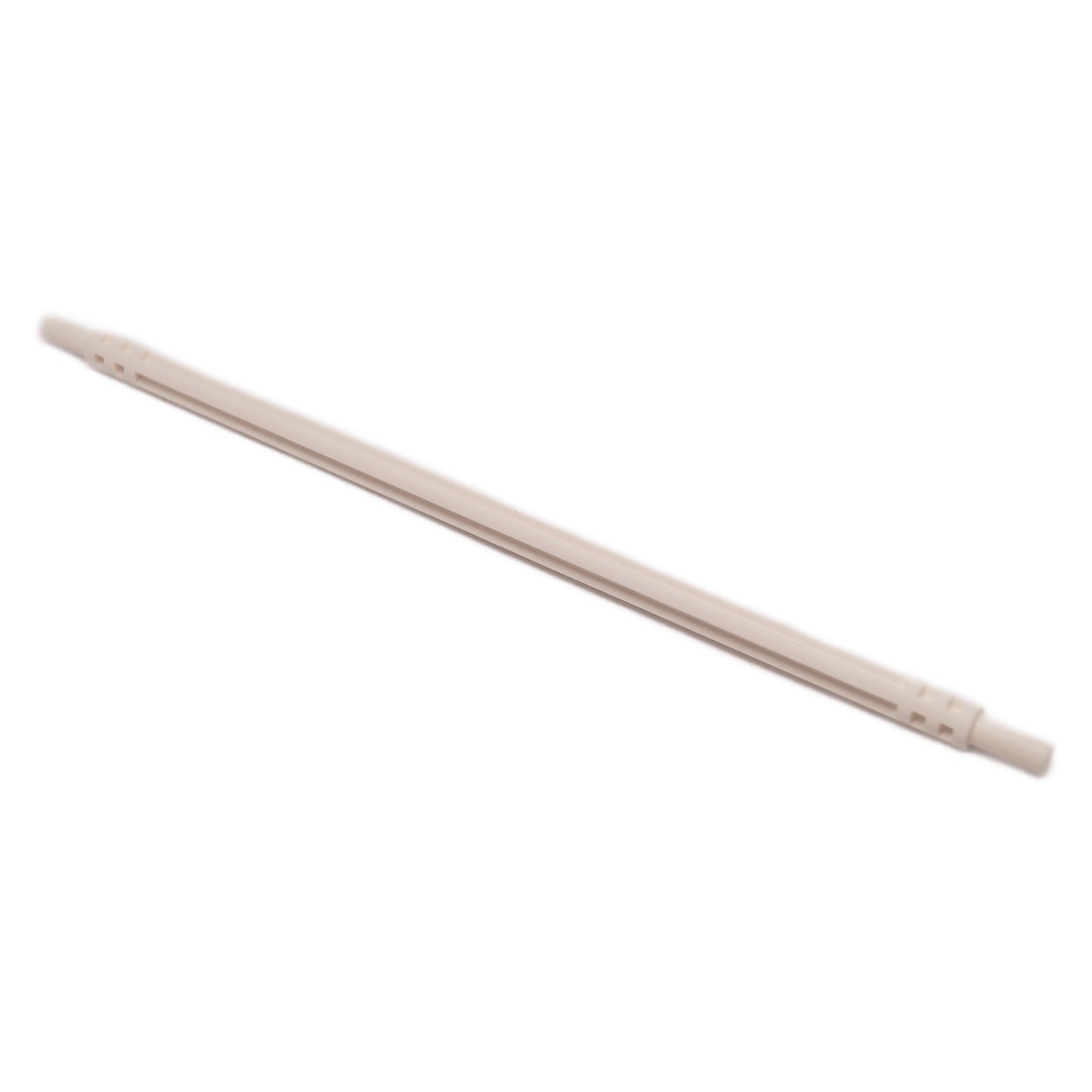 white soft axle hose 19L, flexible rod element used for shaping, tubing, or mechanical detailing