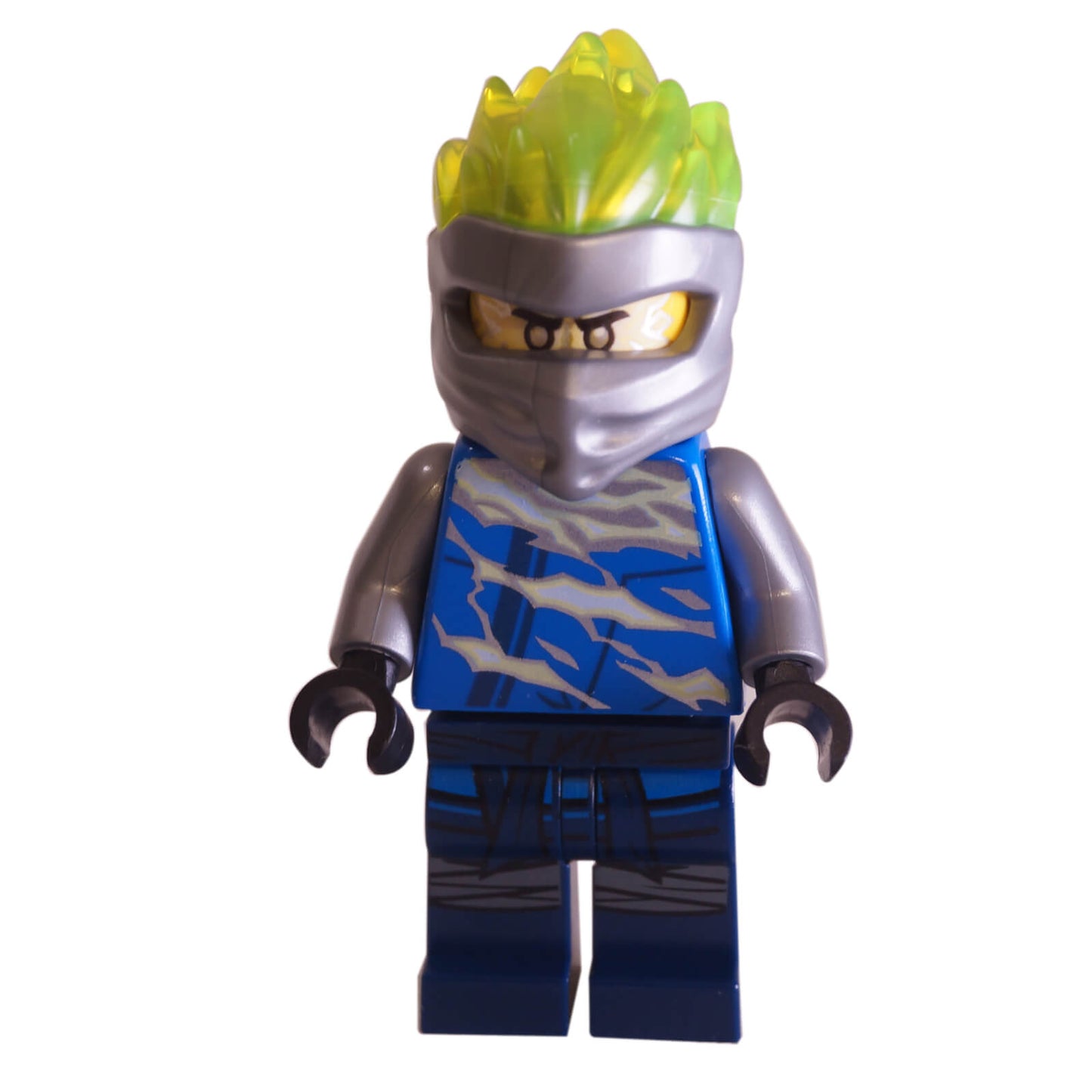 Jay FS LEGO NINJAGO minifigure njo0534 with silver mask and translucent headgear