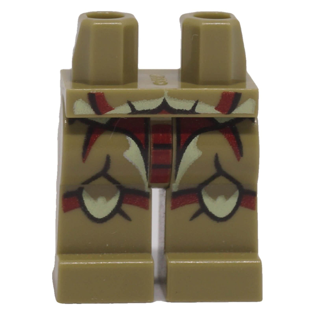 LEGO® Galaxy Squad Buggoid olive green hips and legs l970c00pb0211 with dark red stripes and exoskeleton pattern