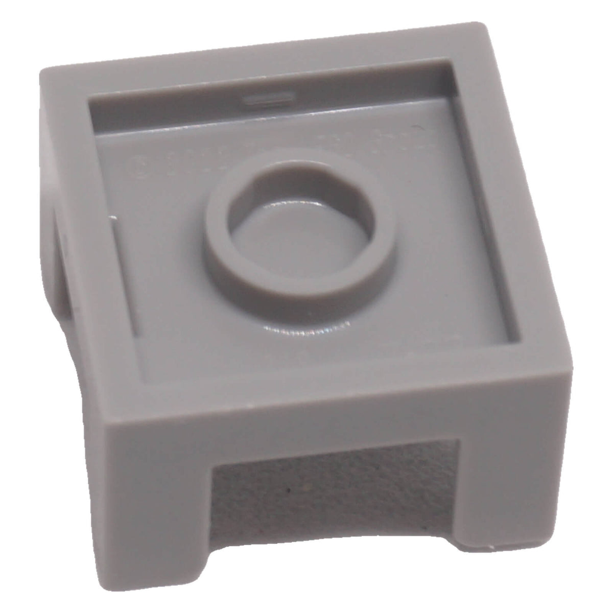LEGO® 3131 Container Box 2 x 2 x 1 Half in Light Bluish Gray - assembled stud view
