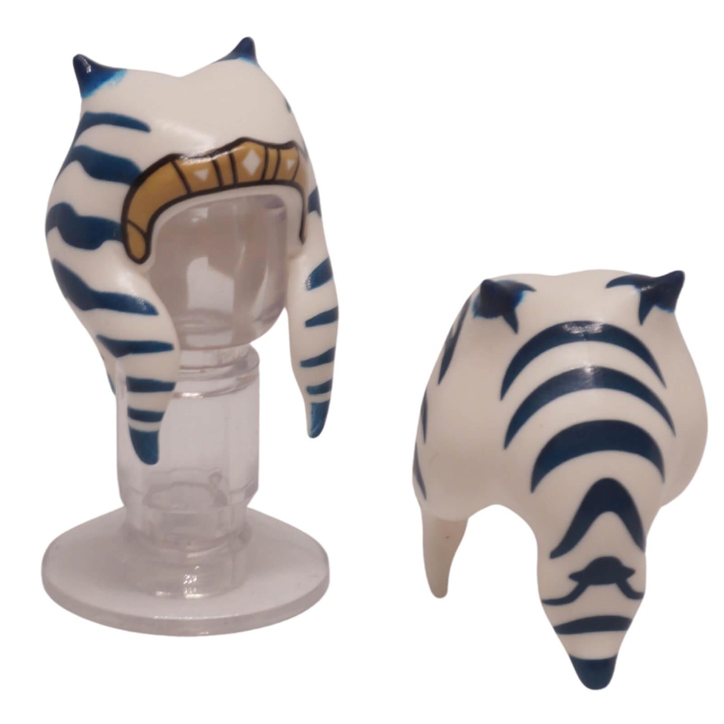 LEGO® Togruta Headdress 4364pb02 with dark blue stripes and headband print