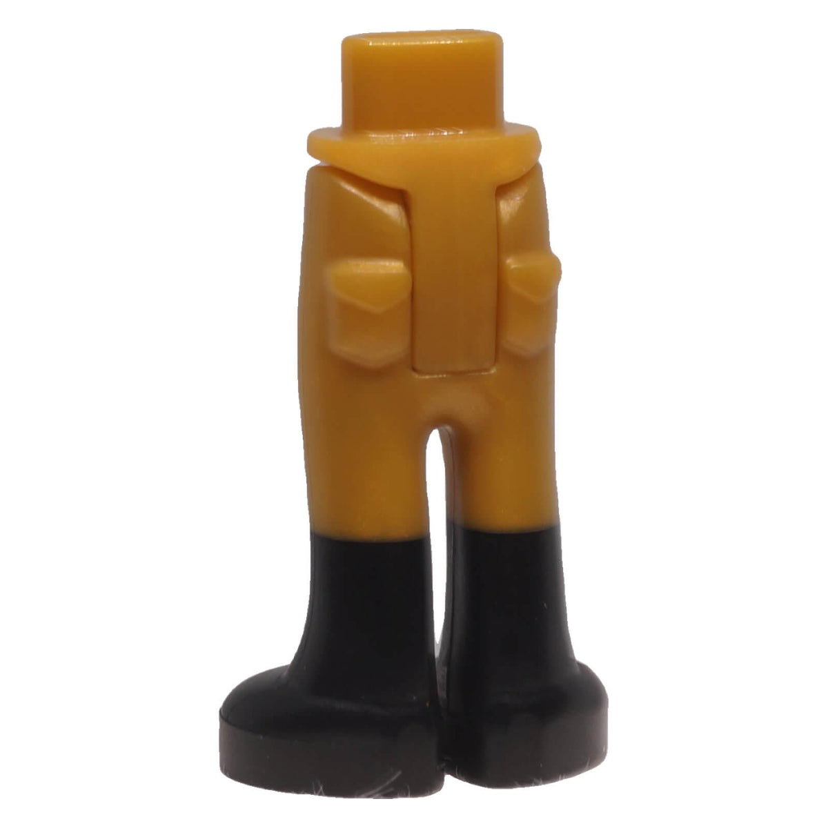 LEGO® 92253c00pb67 mini-doll hips and trousers with black boots and moulded back pockets rear view