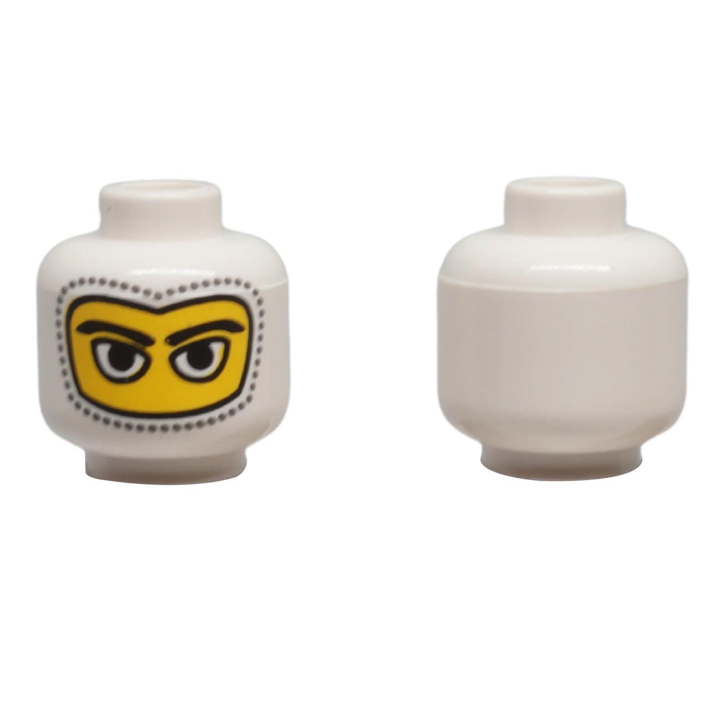 LEGO® Balaclava Minifigure Head 3626pb0187 with stitched eye opening and expressive eyes