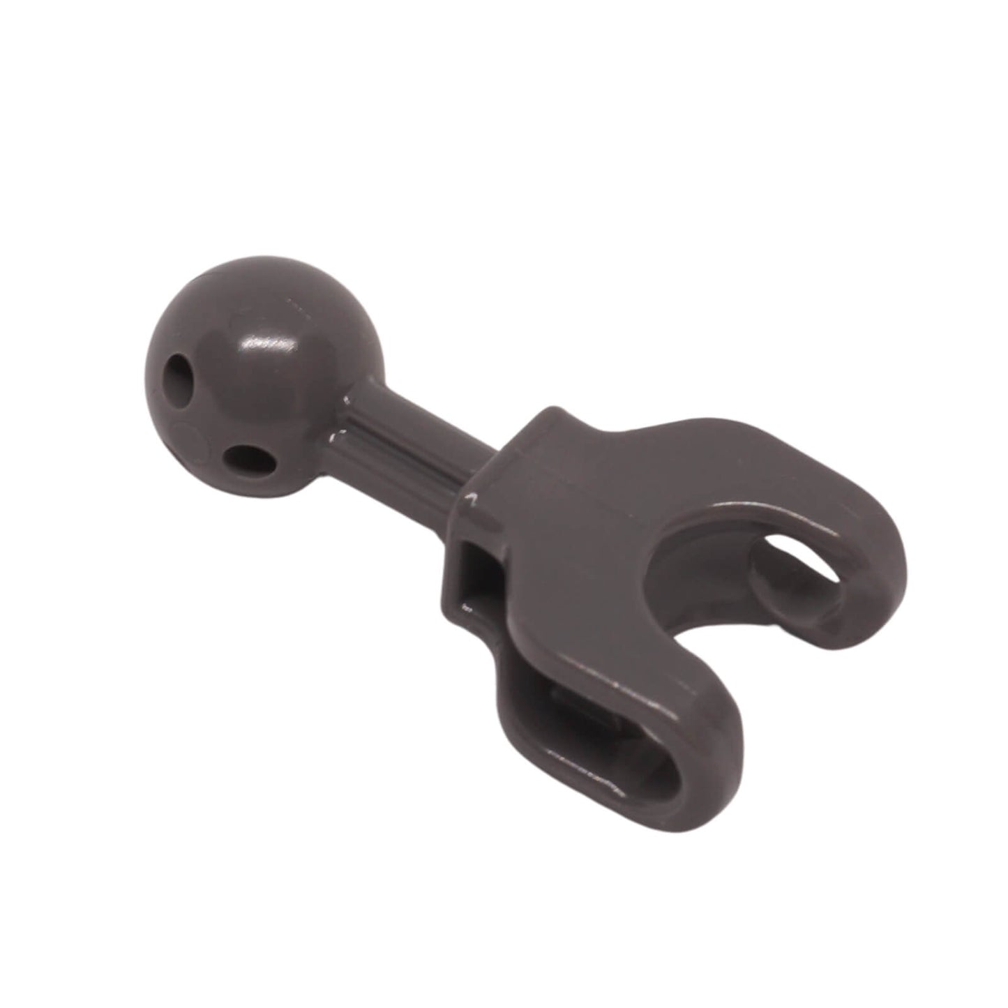 LEGO ball joint arm connector 90611 CCBS articulated part, dark bluish gray
