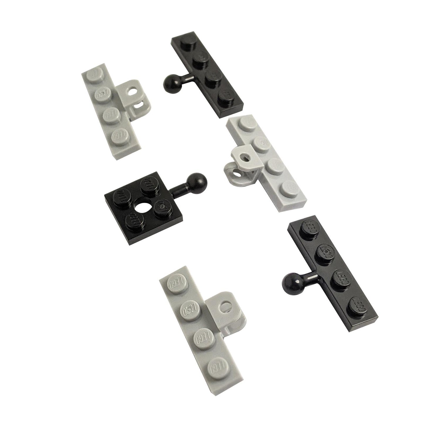 LEGO® piezas de enganche de remolque 1x4 – 3 pares de conectores de bola y socket