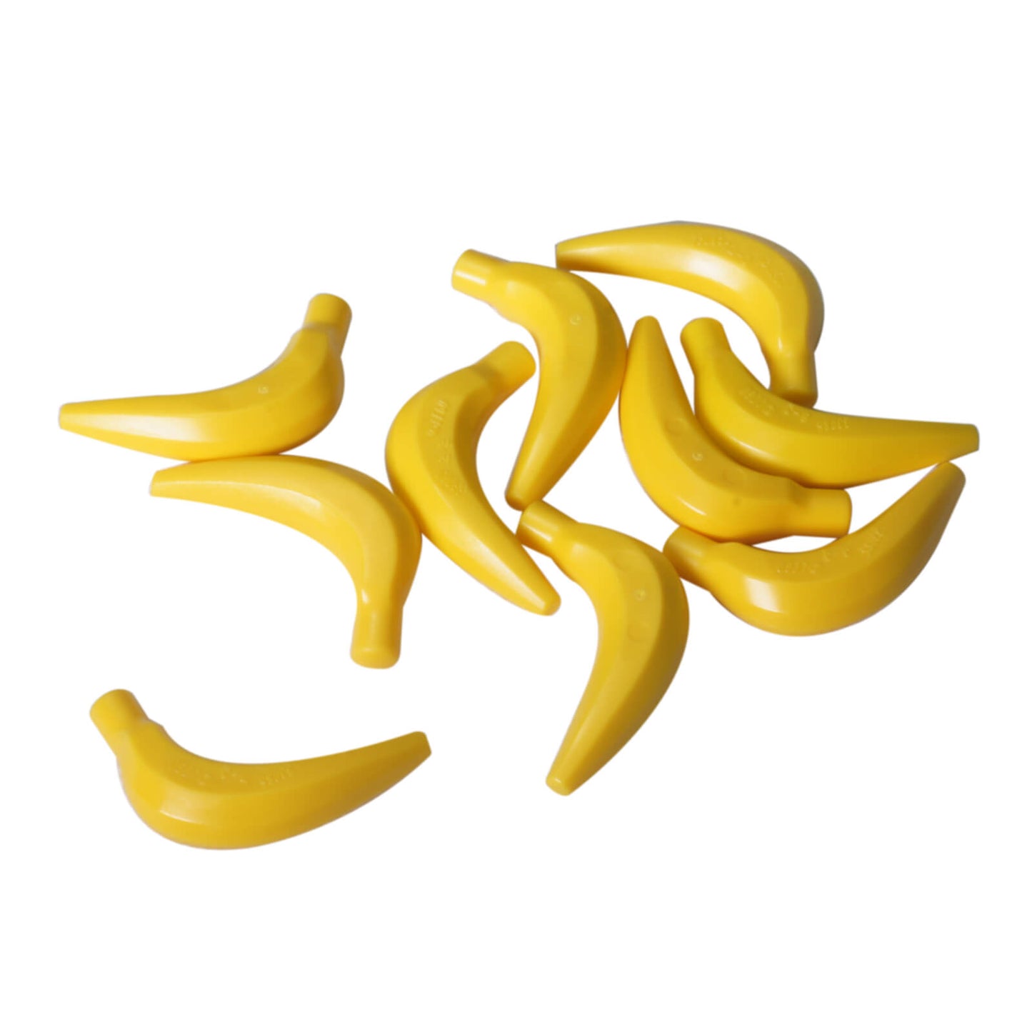 LEGO® Banana (Part 33085) in yellow, minifigure food accessory commonly used in city scenes and character builds