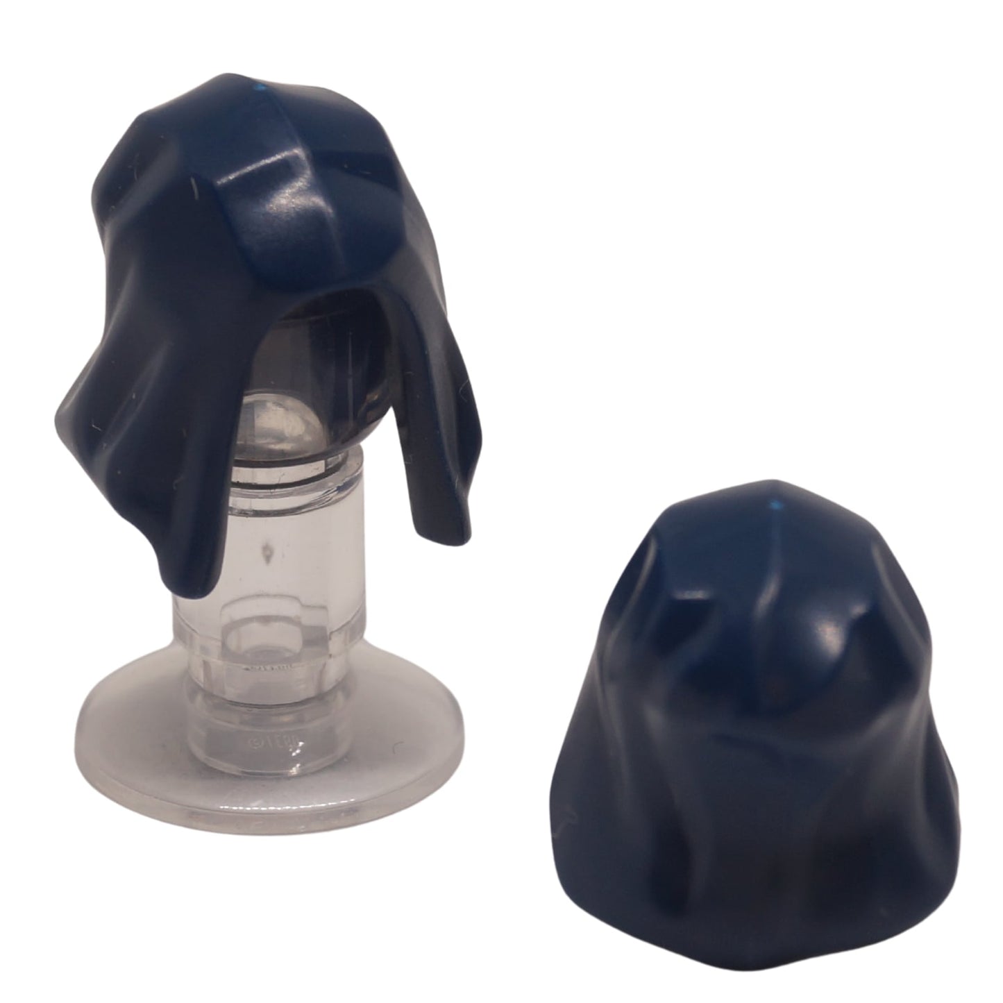 LEGO® Capucha Minifigura Básica (Parte 59276) en azul oscuro, utilizada para personajes con capa y como headgear de minifiguras