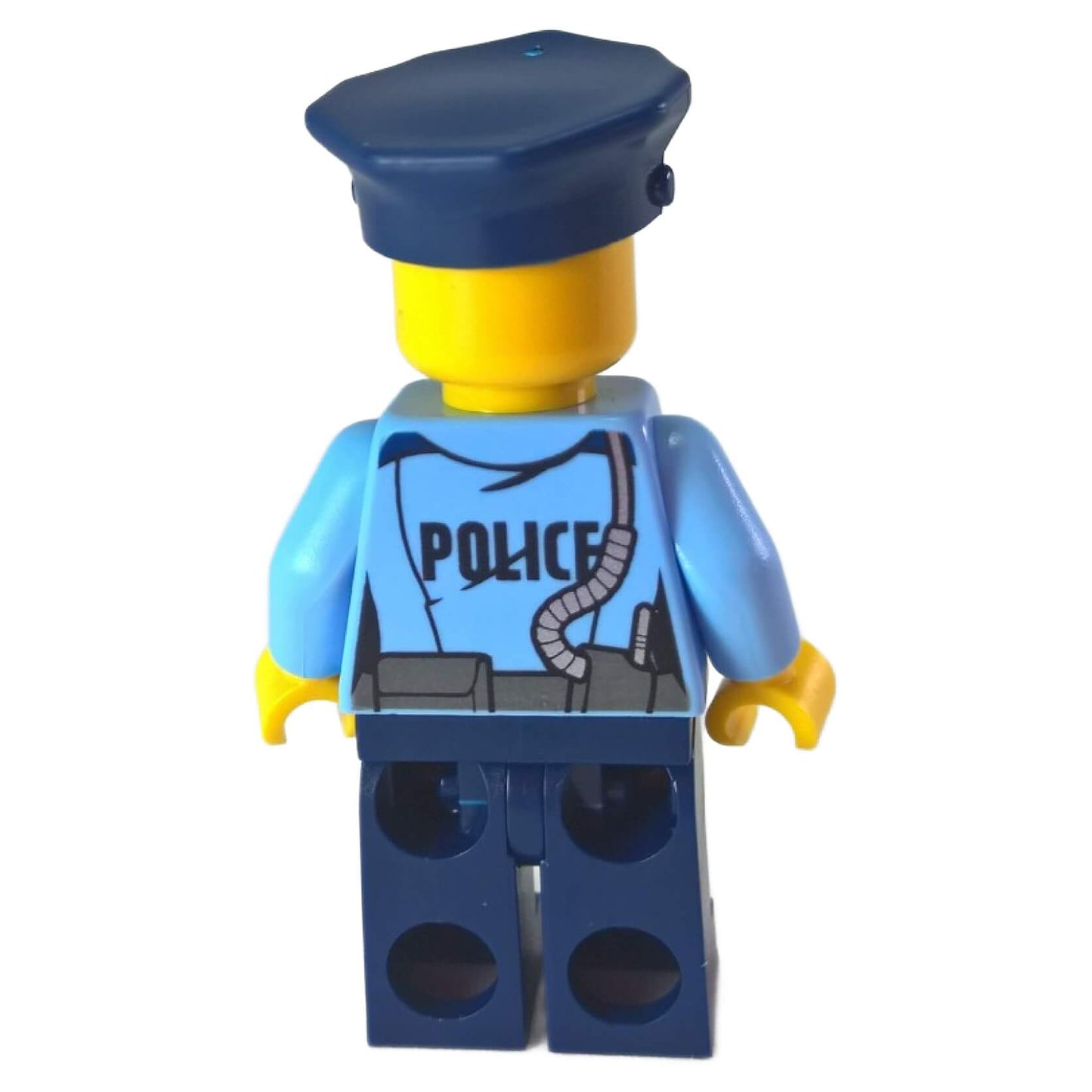 LEGO® City Police Officer cty0633 with Bright Light Blue Jacket Dark Blue Police Hat and Beard