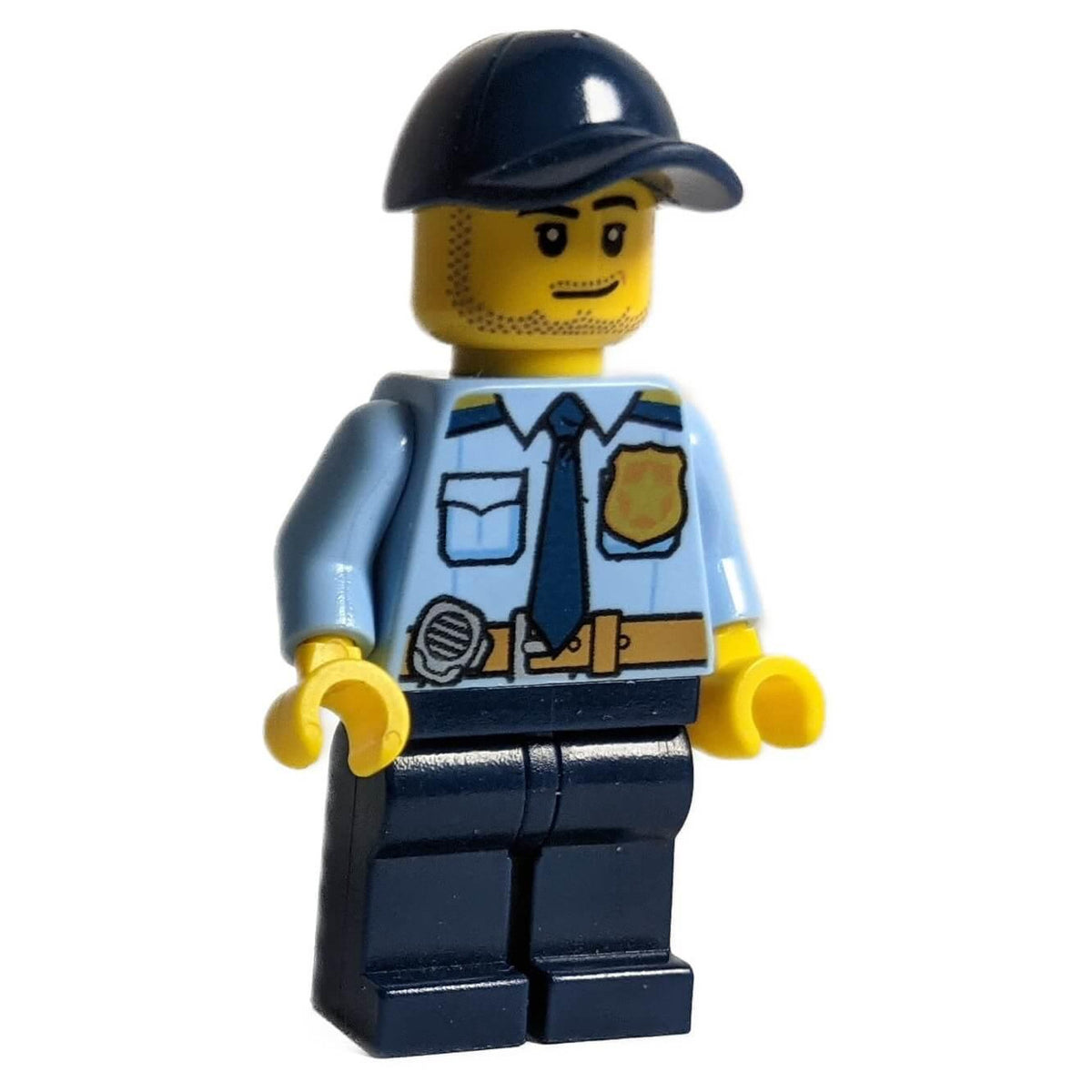 LEGO City Police Officer cty1279 with light blue shirt and tie.