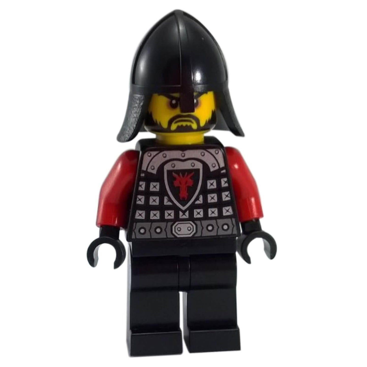 LEGO Dragon Knight minifigure cas525 castle soldier scale armor red crest