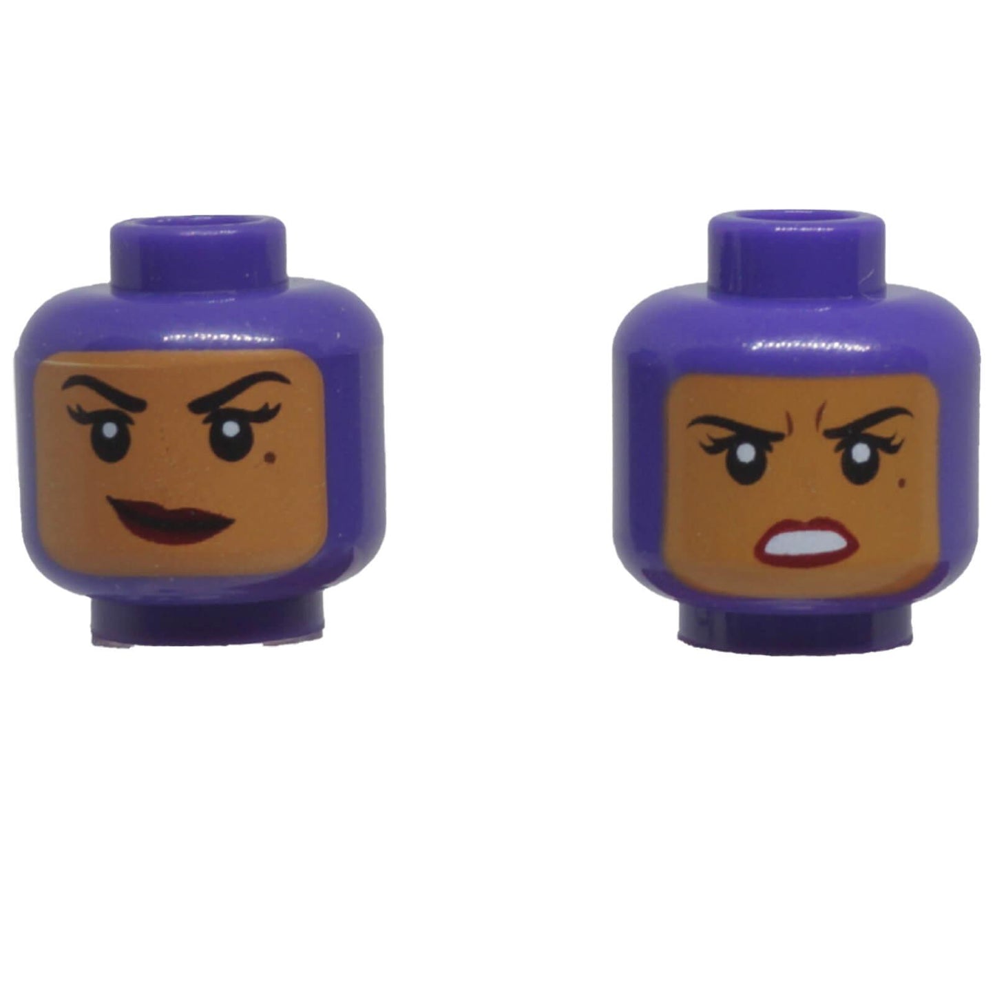 LEGO® Female Minifigure Head 3626pb1982 with Balaclava Print and Dual Expressions