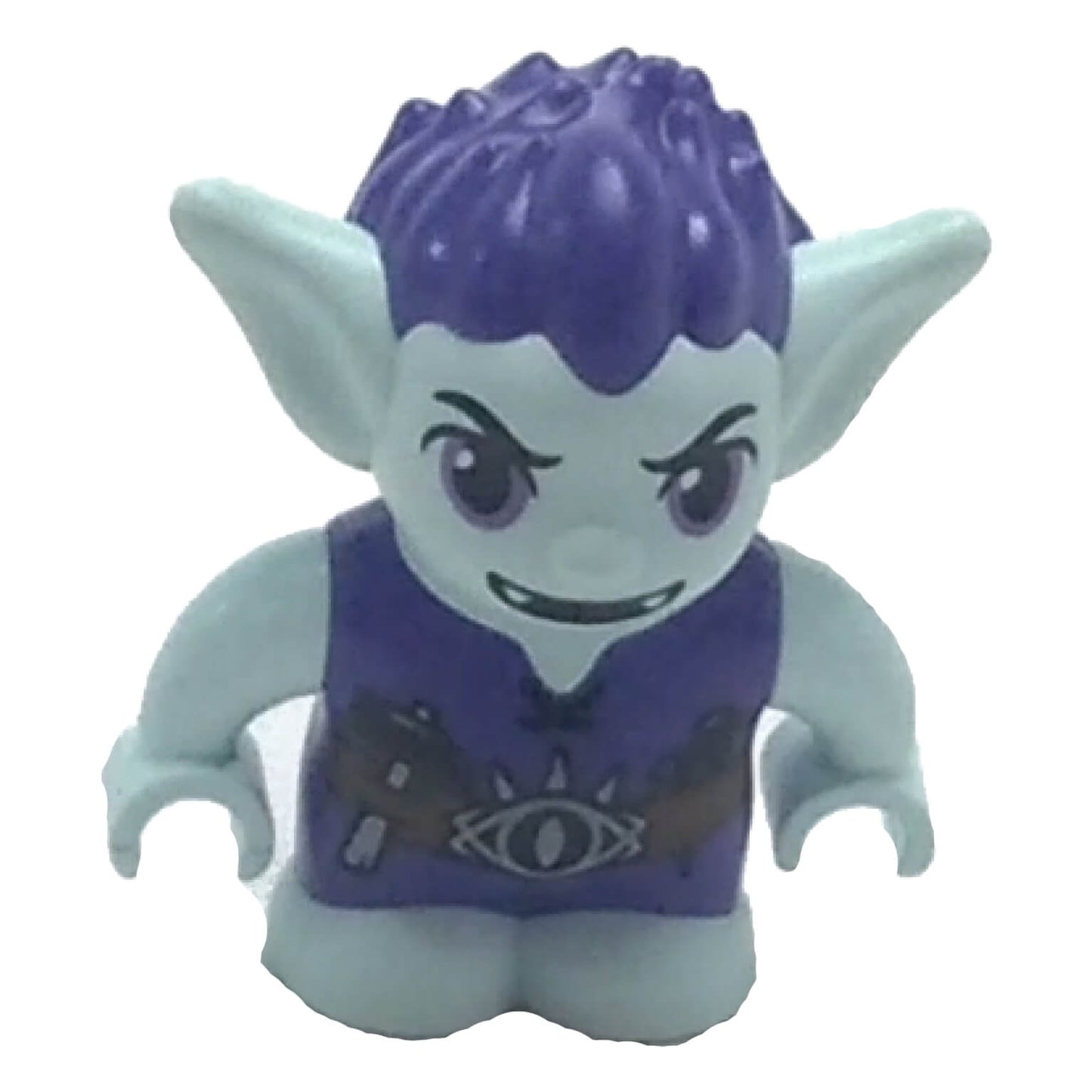 LEGO Elves goblin minifigure elf029 with pointed ears and purple hair