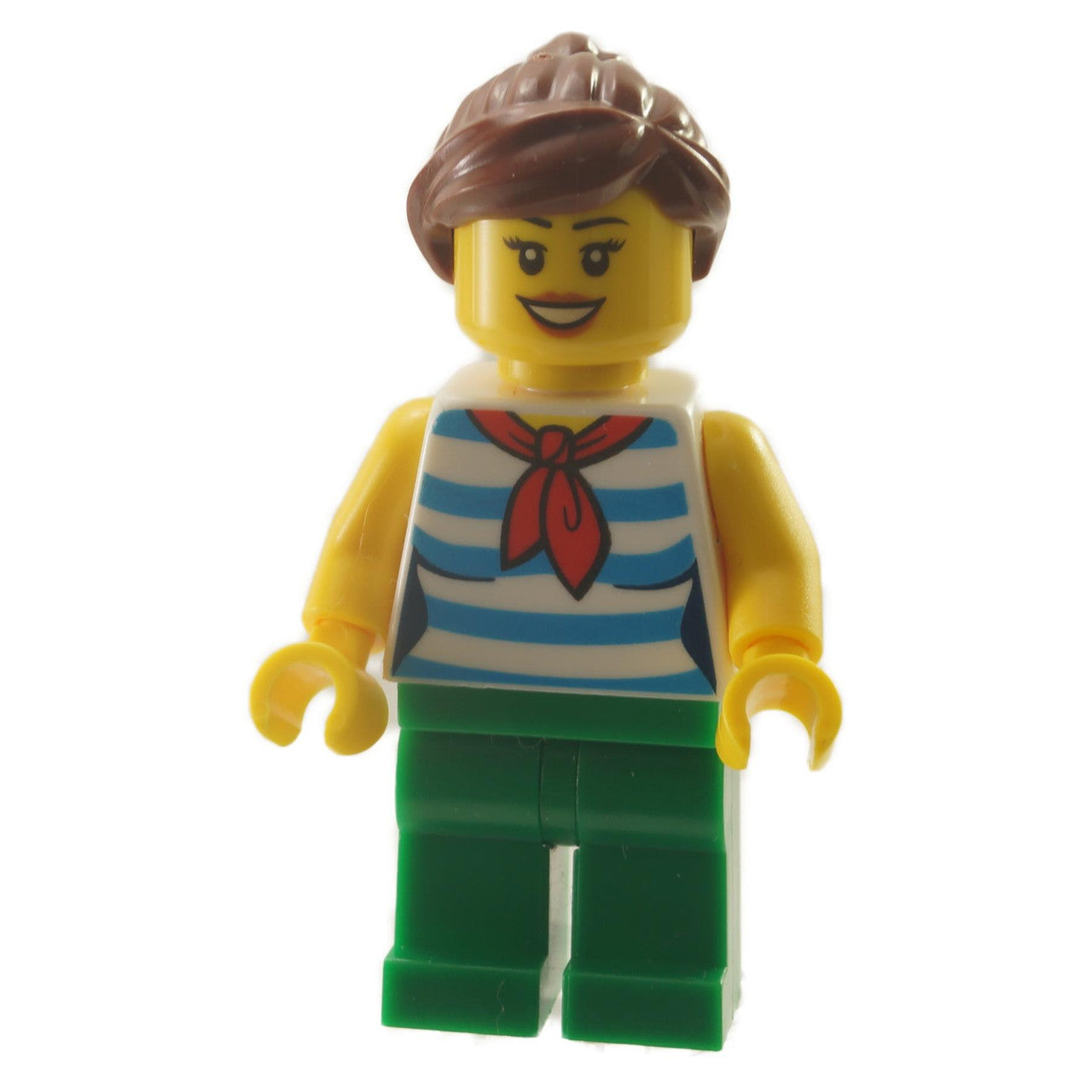 LEGO fairground carousel minifigure twn377 female white torso green legs