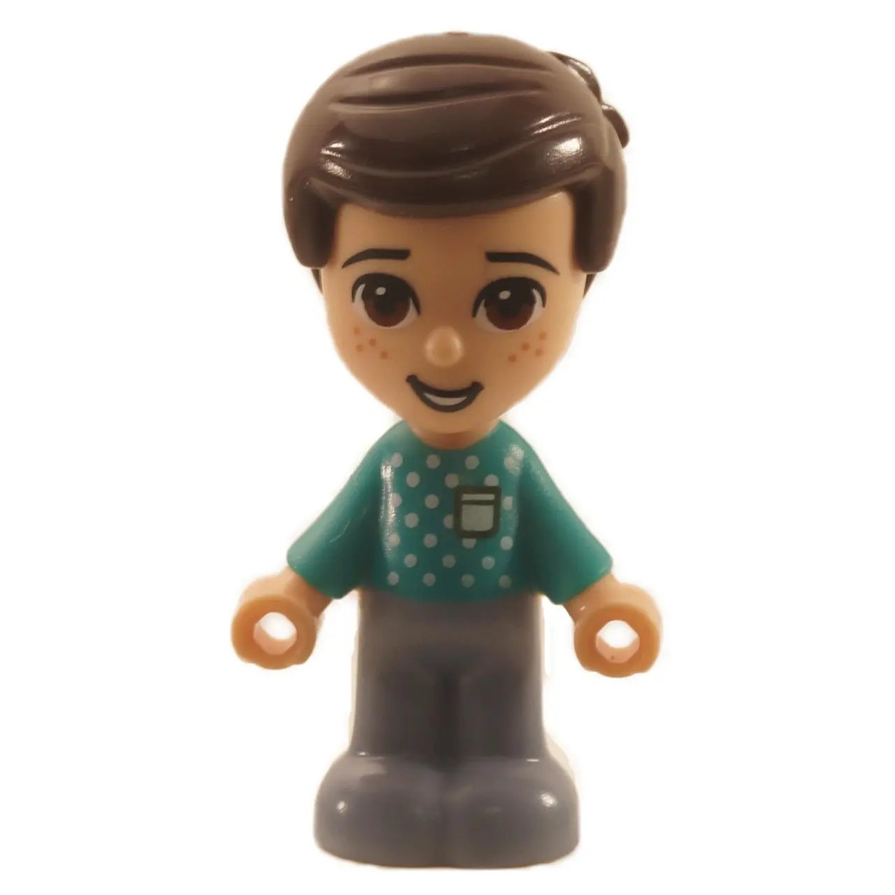 LEGO Friends Henry microdoll with turquoise shirt and brown hair