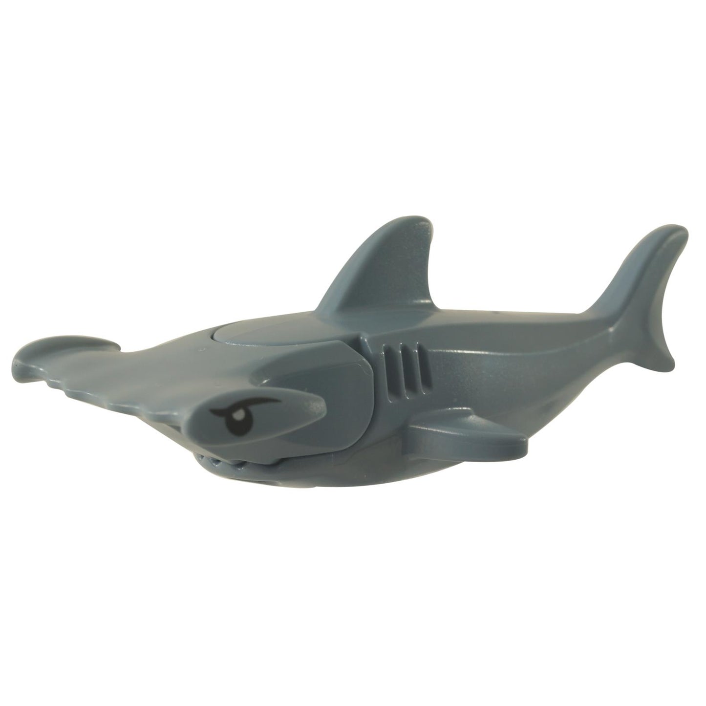 Pieza de animal marino LEGO tiburón martillo azul arena 14518c03pb01 para construcciones de arrecifes oceánicos y submarinas