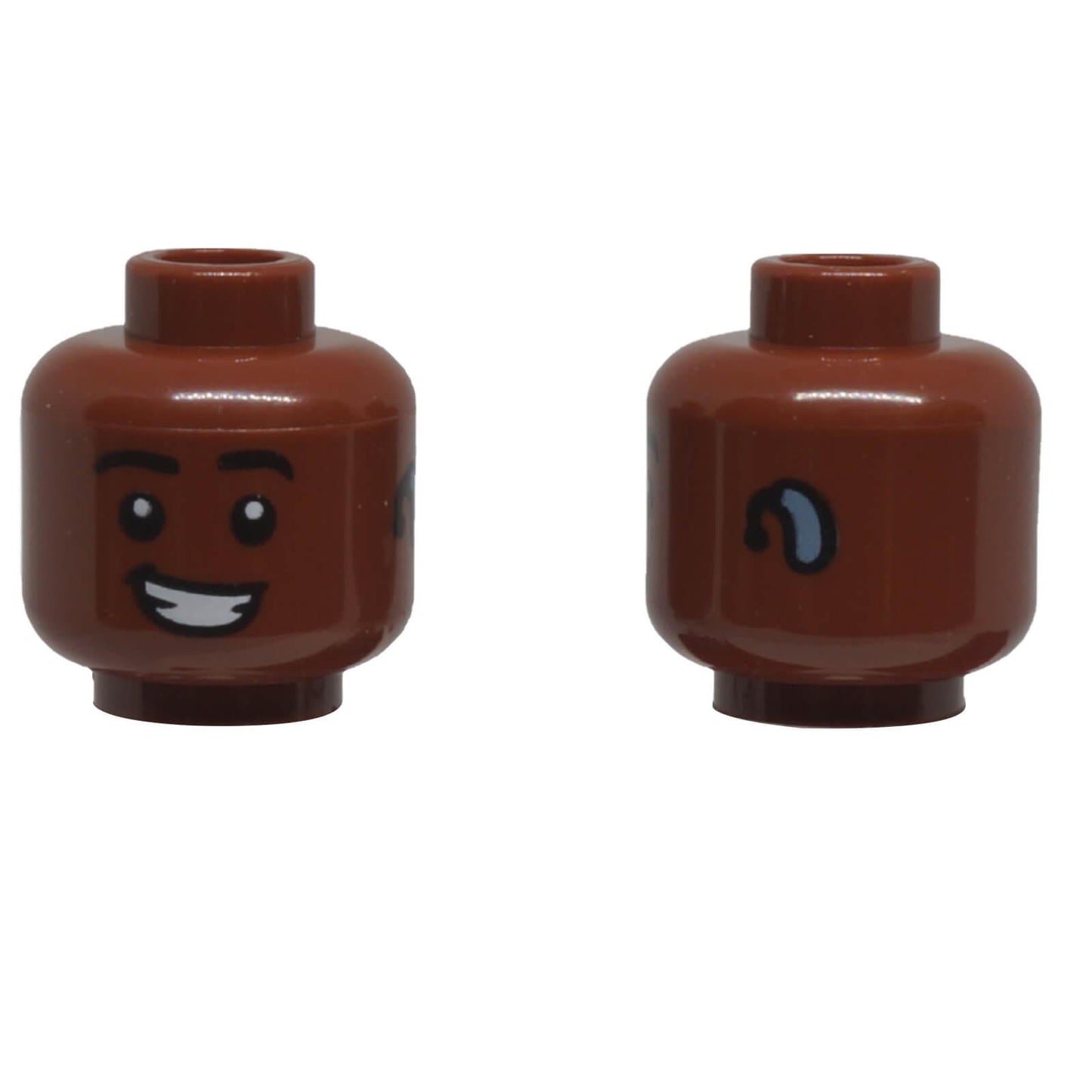 LEGO® Hearing Aid Minifigure Head 3626pb3156 with Lopsided Smile