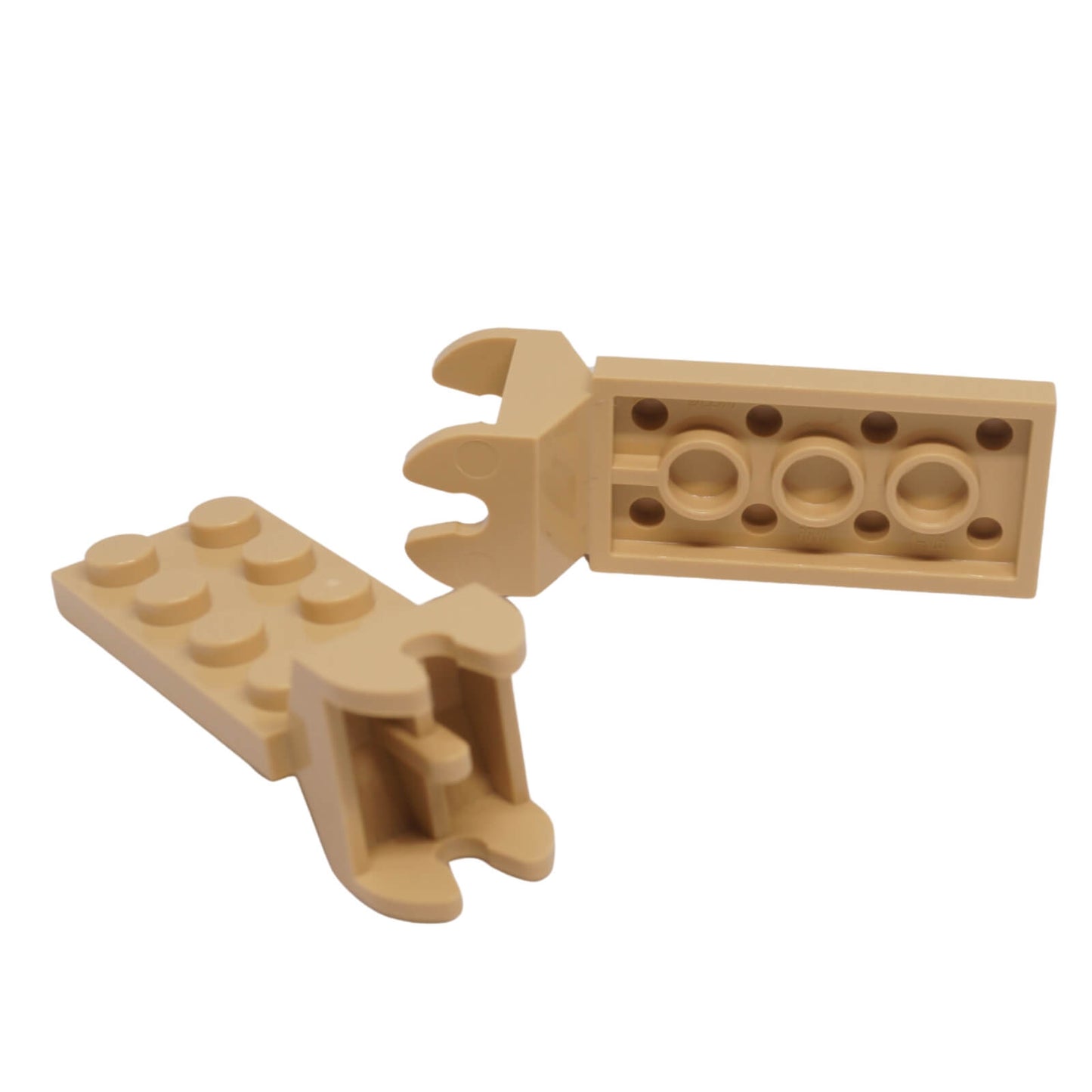 LEGO® Hinge Plate 2 x 4 with female articulated joint part 3640 tan