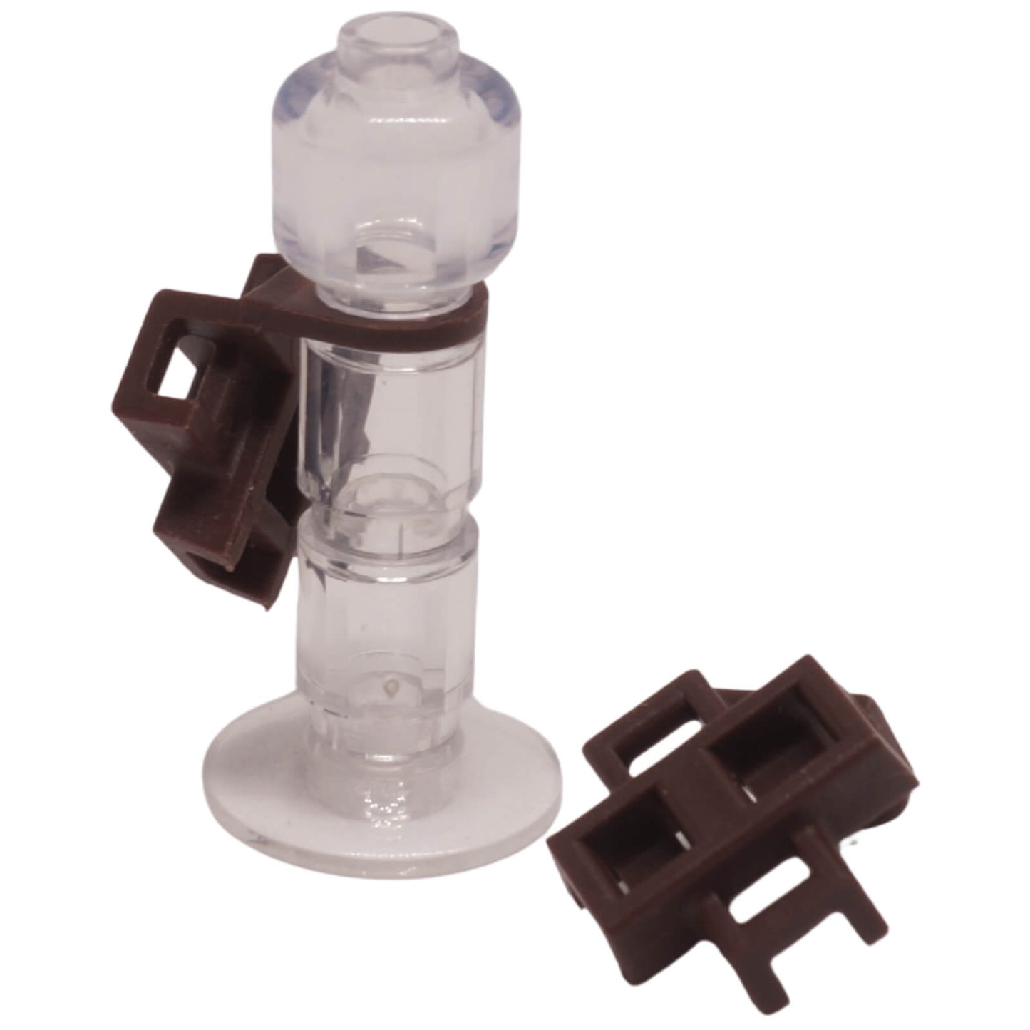 LEGO katana scabbard dual sword holder part 88290, dark brown