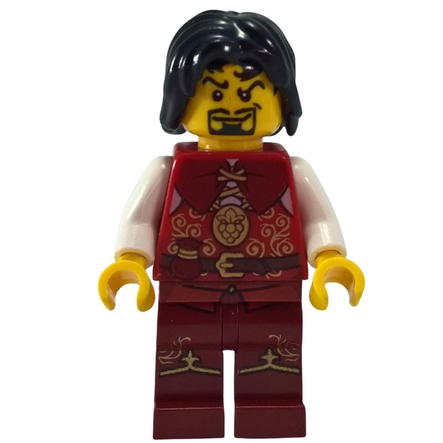 LEGO Kingdoms Nobleman minifigure cas500 with dark red ornate outfit