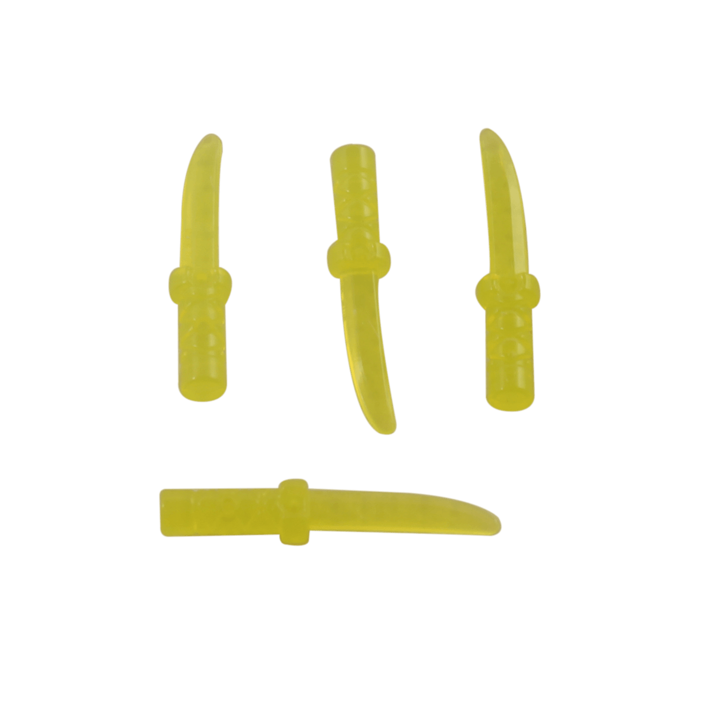LEGO® Knife Minifigure Weapon Accessory Part 37341b trans neon green