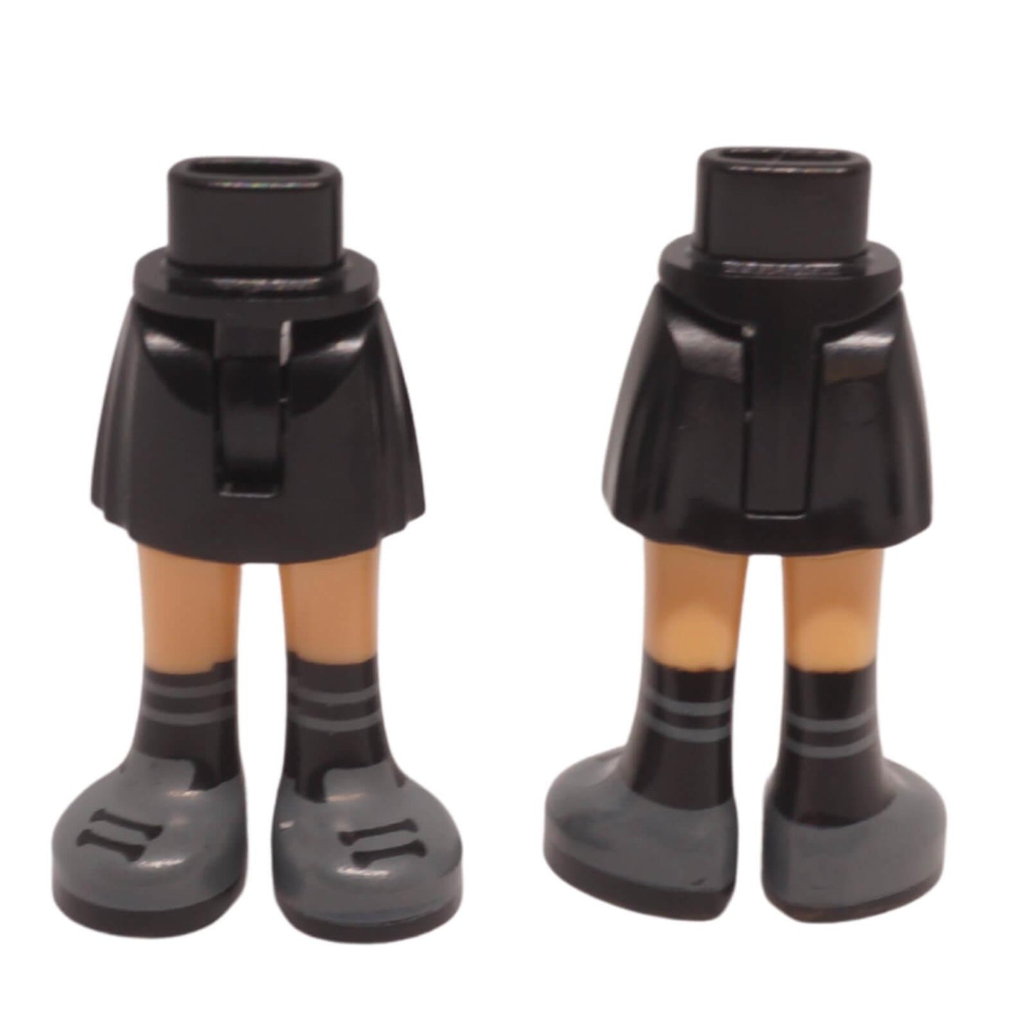 LEGO® mini-doll legs with skirt design and printed socks shoes part 35216ac00pb033
