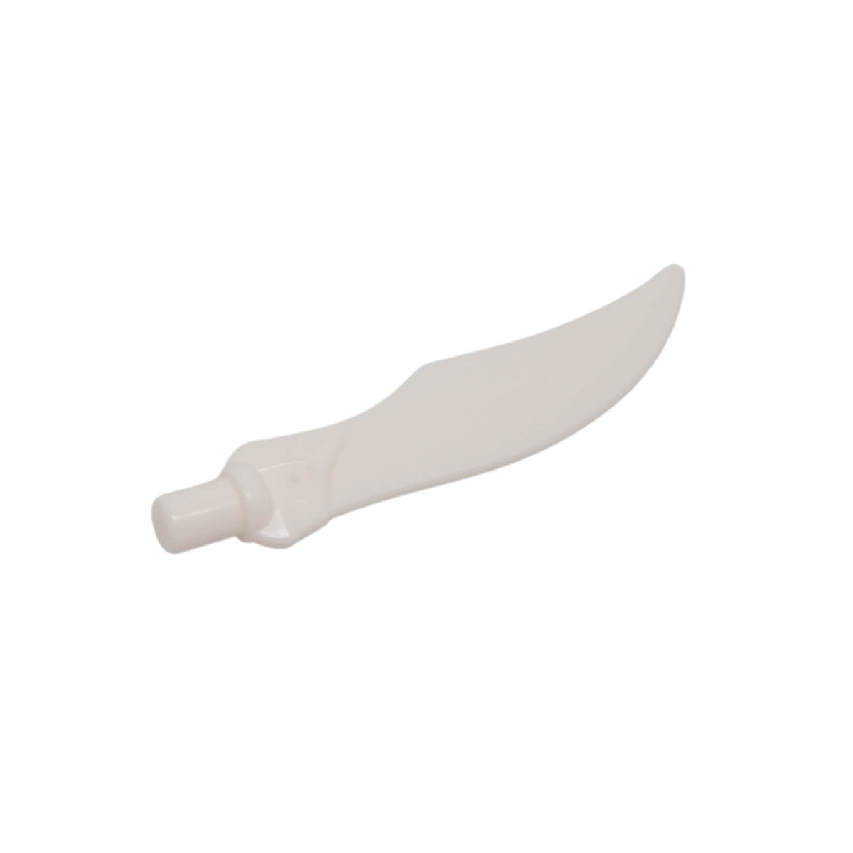LEGO® minifigure curved sword blade with bar part 37341a white
