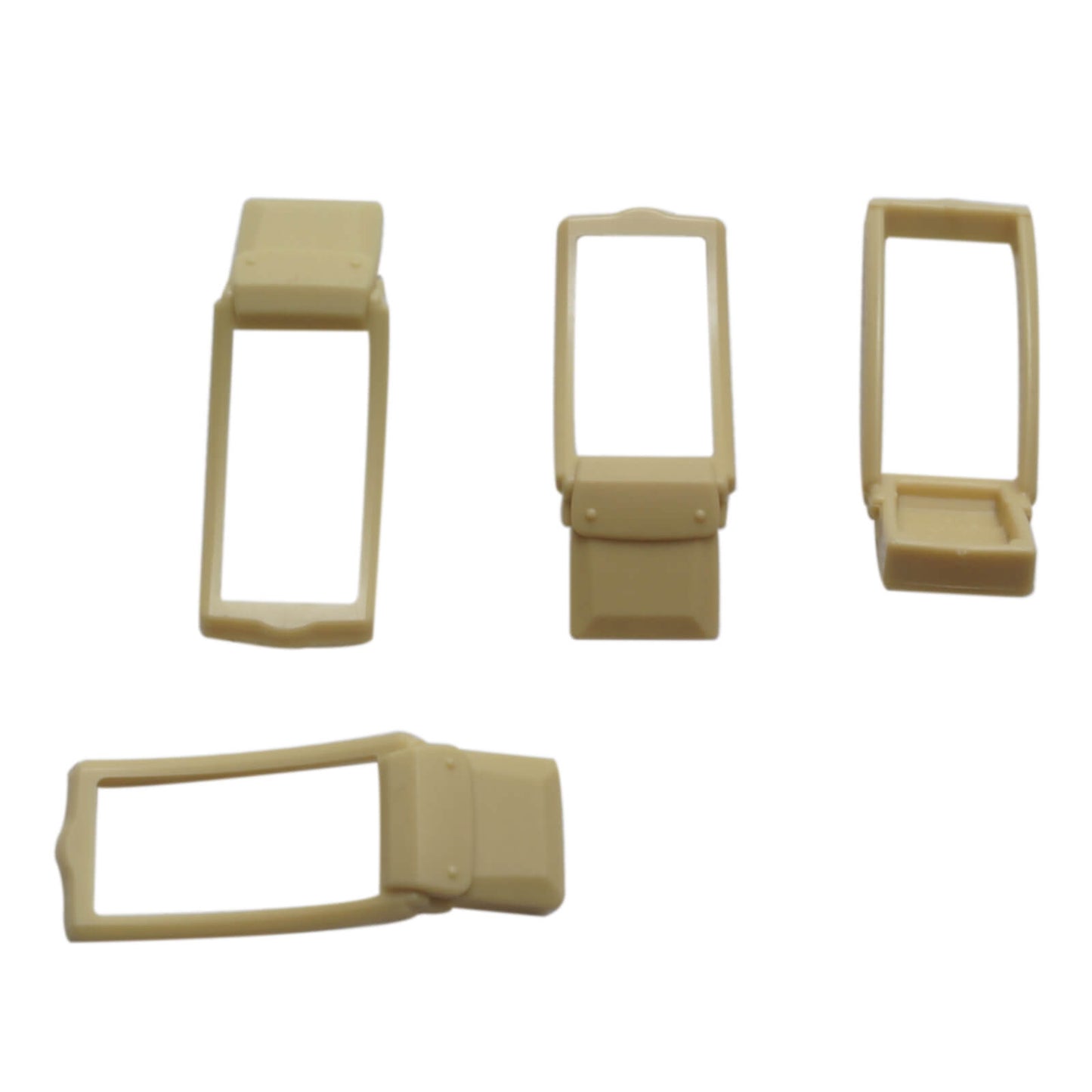 LEGO® Minifigure Utensil Bag Messenger Pouch in tan, used as a satchel or utility accessory for minifigure characters