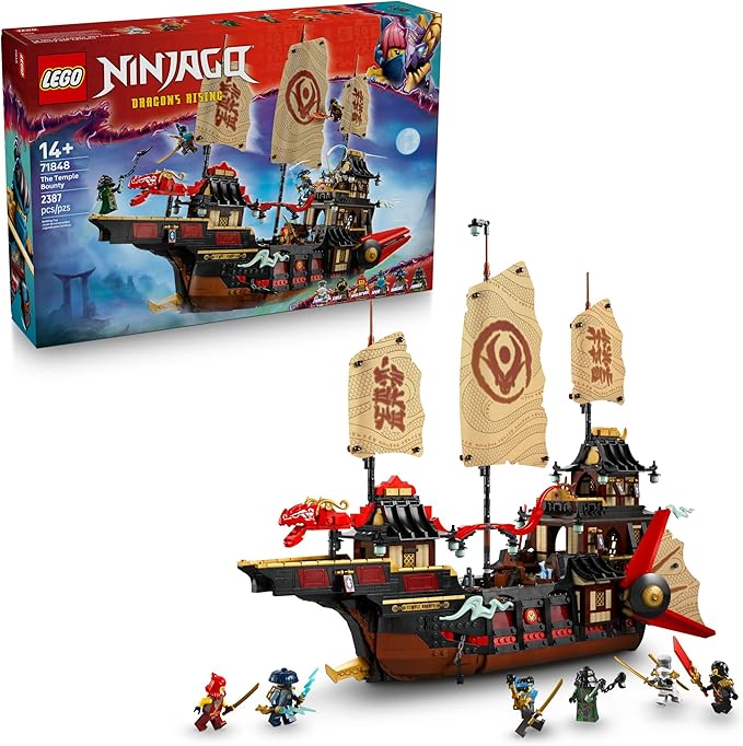 LEGO® NINJAGO The Temple Bounty 71848 – Ship Set – www.choose-a