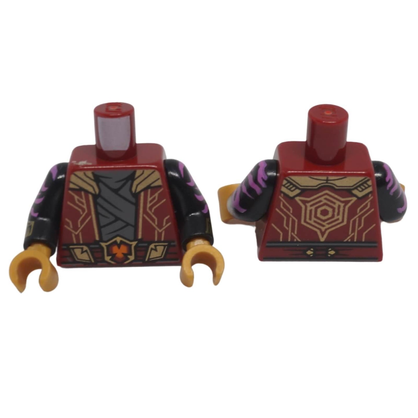 LEGO® NINJAGO torso with gold robe print and decorated sleeves 973pb5236c01