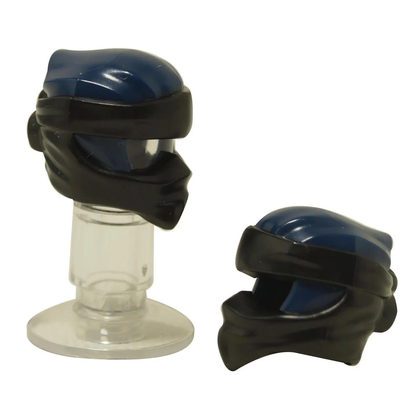 LEGO® NINJAGO wrap type 9 headgear in dark blue and black, ninja-style head wrap accessory for minifigures