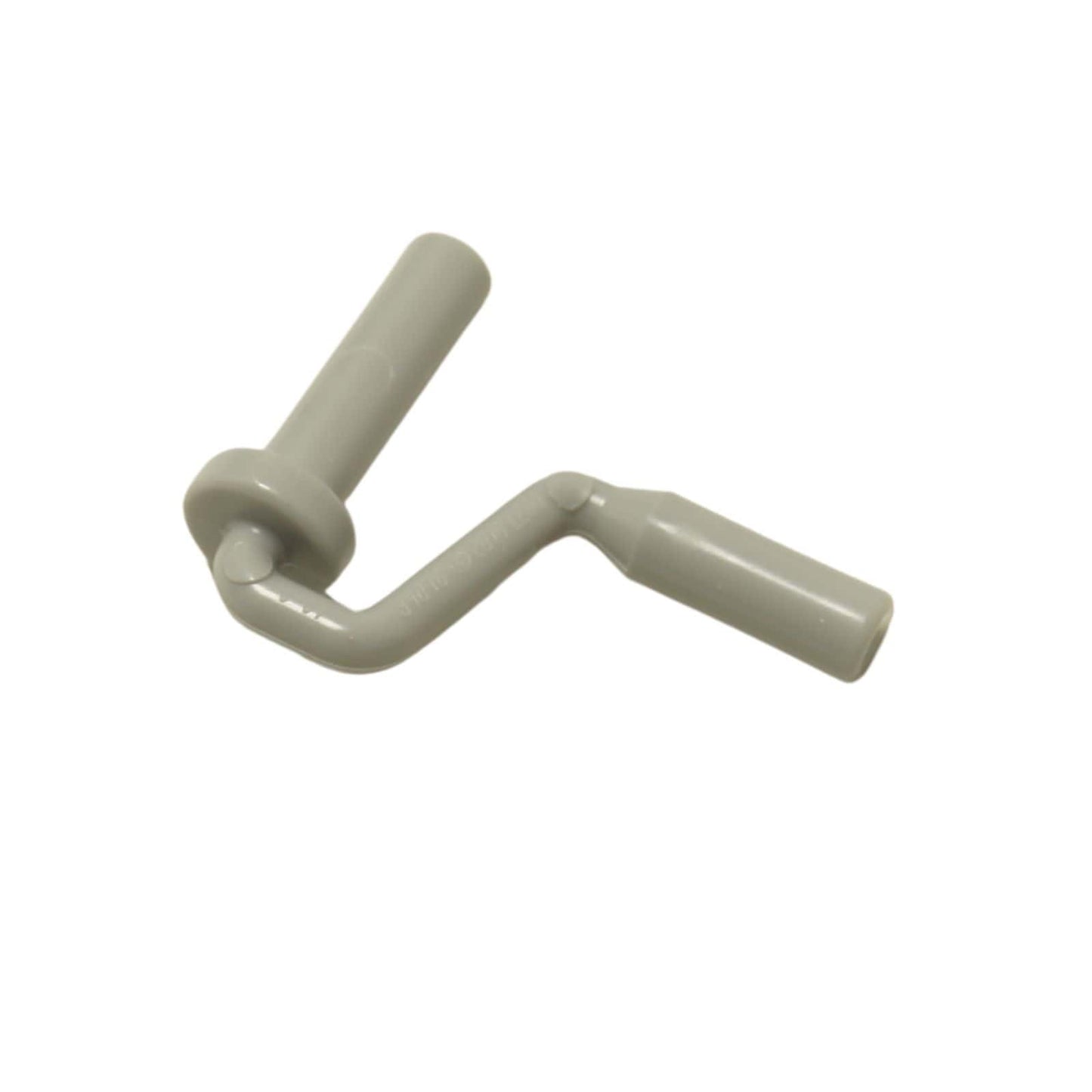 LEGO® Minifigure paint roller brush handle (12885) in light bluish gray, a small angled tool piece for accessory builds.
