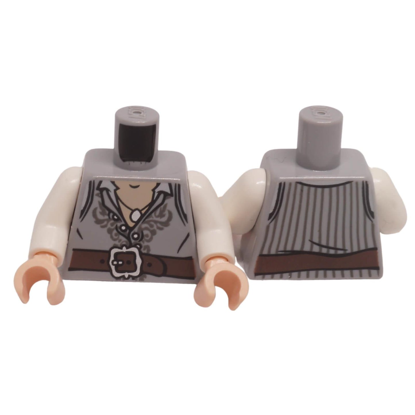 LEGO pirate torso with embroidered vest necklace and belt print 973pb0889c01
