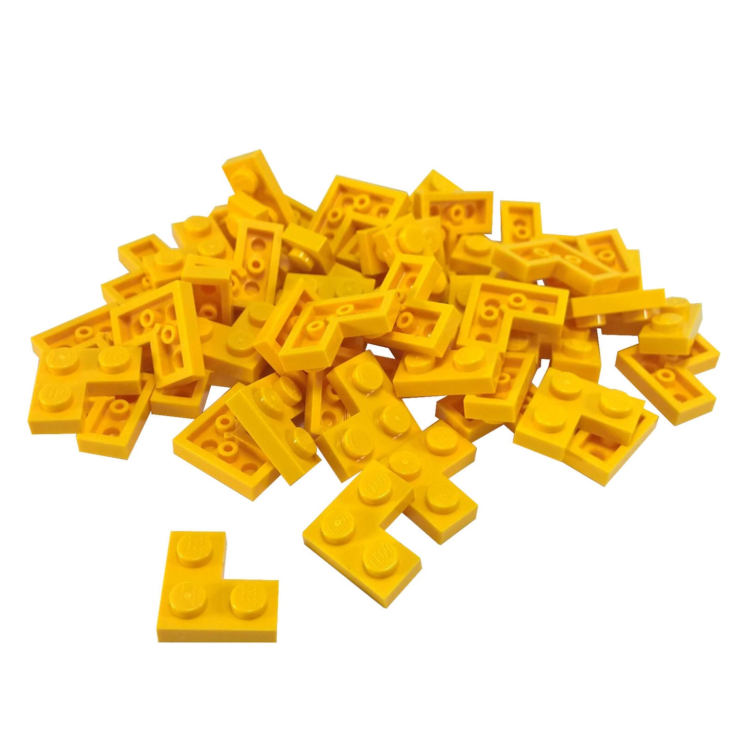 LEGO plate 2x2 corner part 2420 L shaped plate yellow