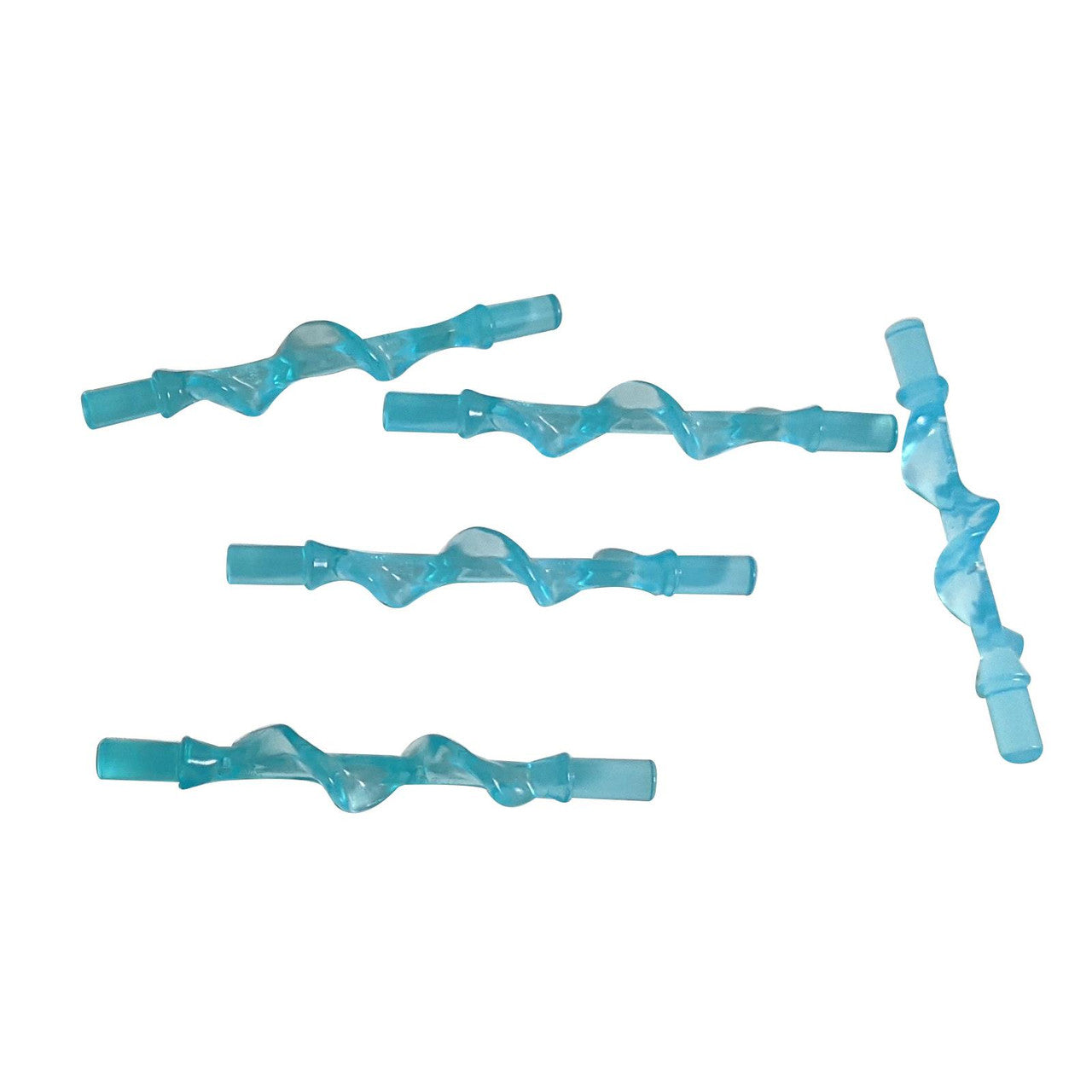 LEGO® Power Burst Bolt Spiral with Bar Ends 35032d energy effect element trans light blue
