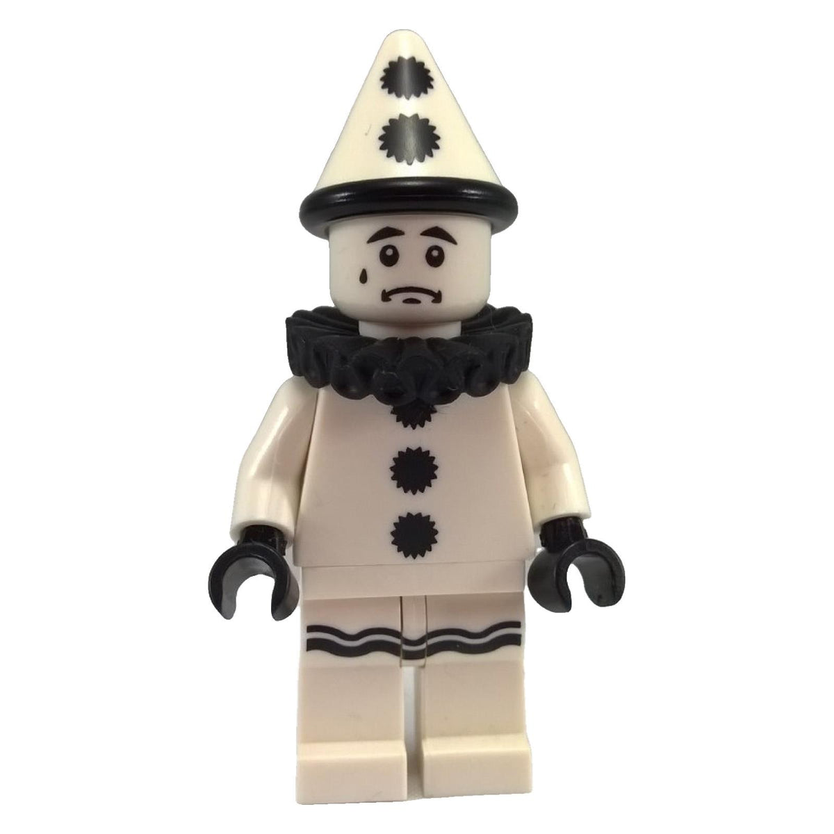 LEGO® Sad Clown Series 10 col155 minifigure in black and white clown costume