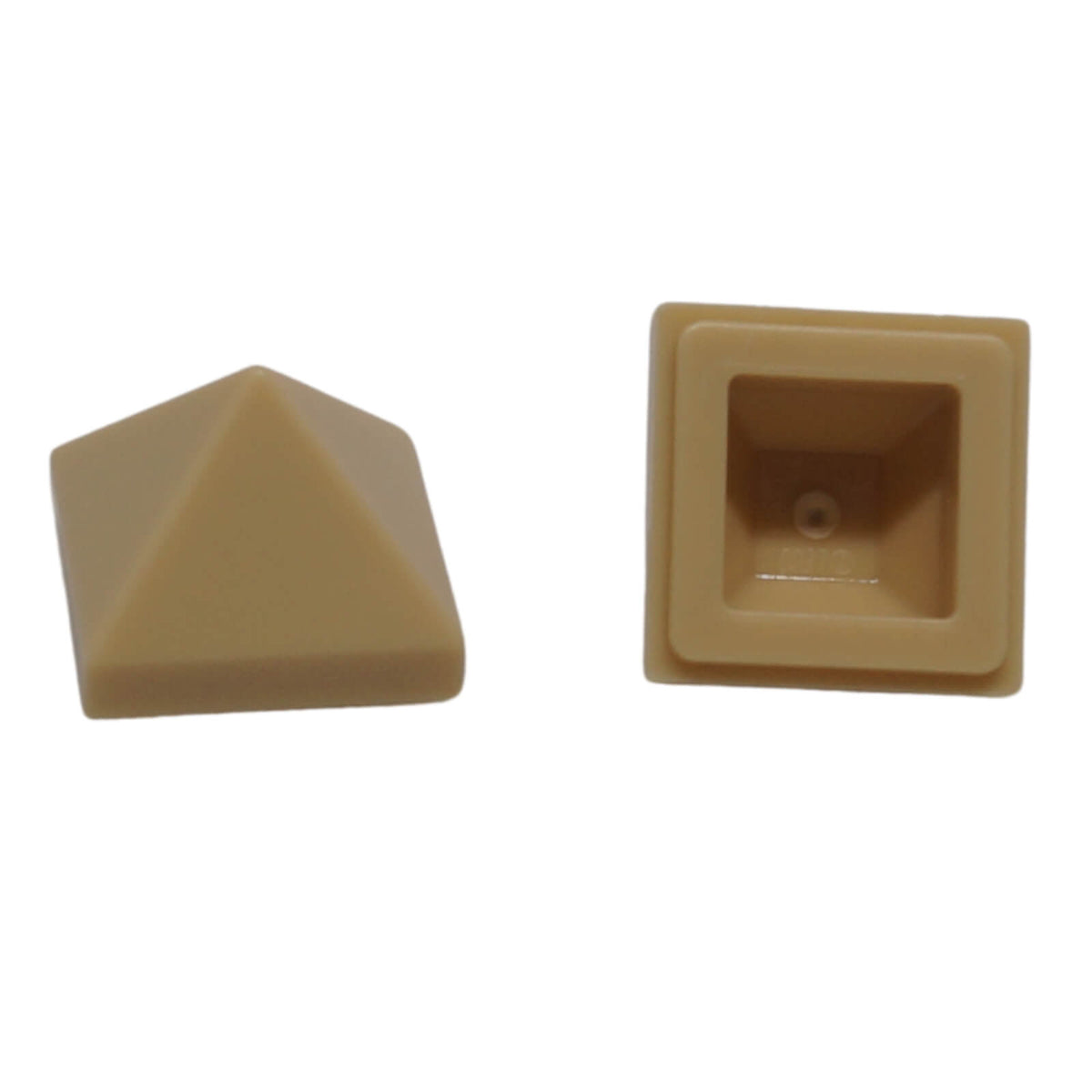 LEGO slope 45 1x1 quadruple convex pyramid part 22388 tan