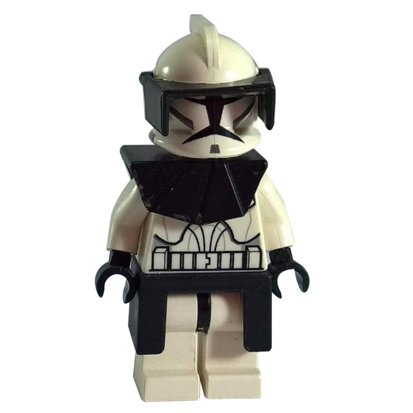 LEGO® Star Wars™ Clone Trooper Phase 1 Commander sw0223 with black visor, pauldron and kama
