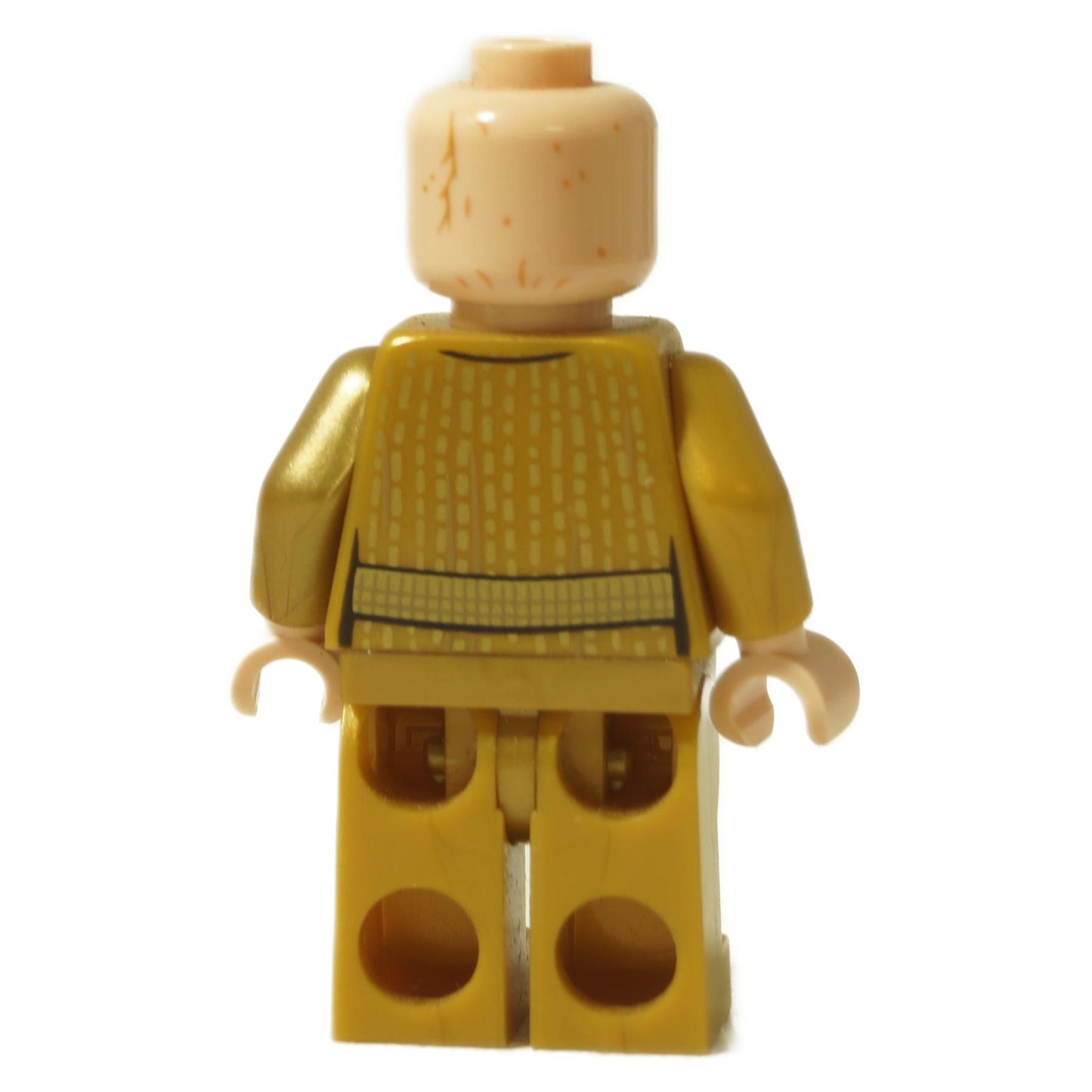 LEGO® Minifigura de Star Wars Supreme Leader Snoke vista posterior mostrando el estampado de la túnica.