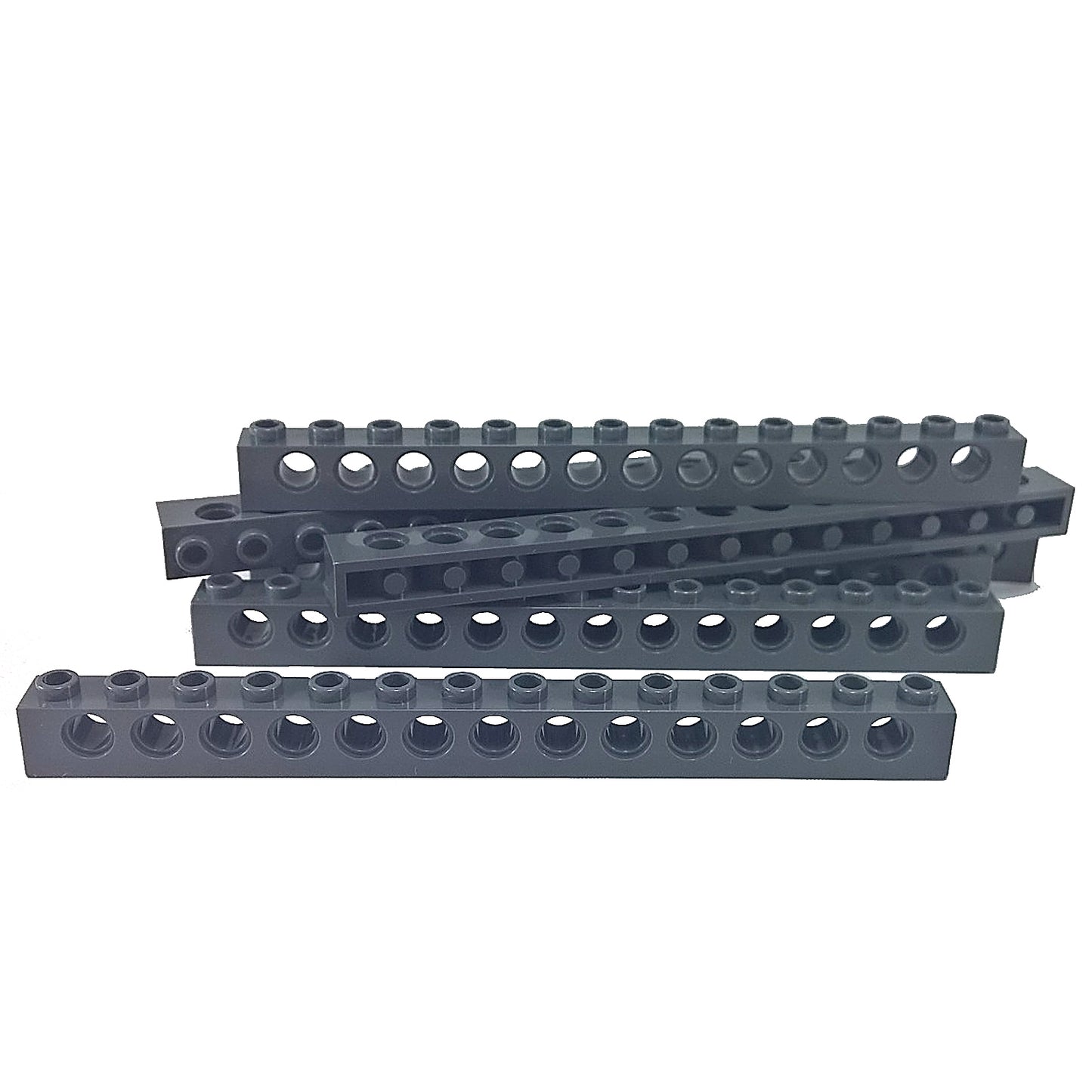 LEGO® Technic Brick 1 x 14 mit Löchern in dunkelblaugrau, langer Balken für strukturelle Bauten.