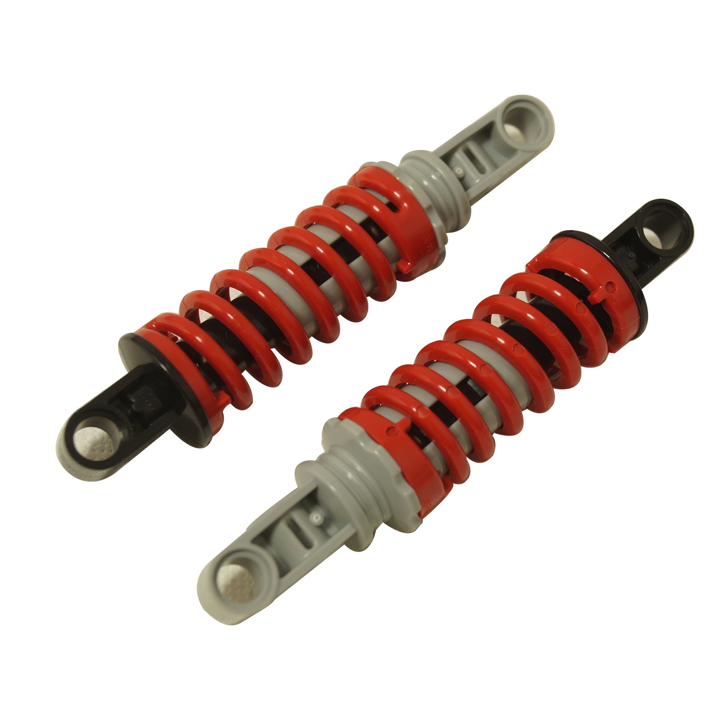 LEGO® Technic shock absorber 9L in red, heavy-duty spring suspension part for Technic vehicle builds