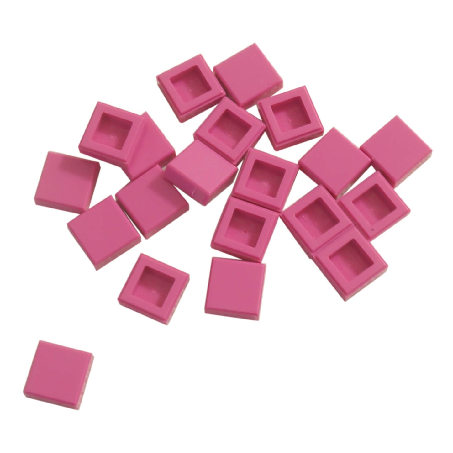 LEGO Tile 1 x 1 part 3070 smooth square building element dark pink
