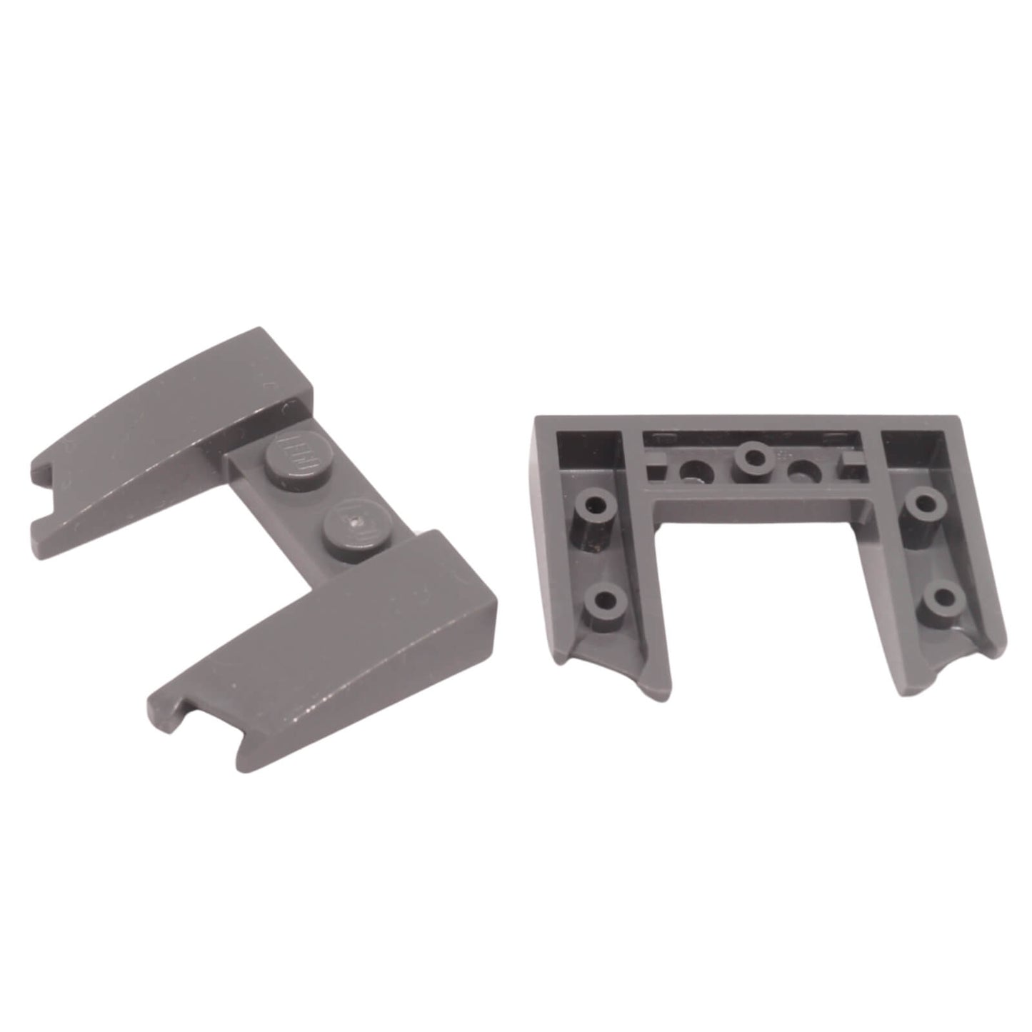 LEGO wedge plate 3x4 cutout 11291 angled building part, dark bluish gray