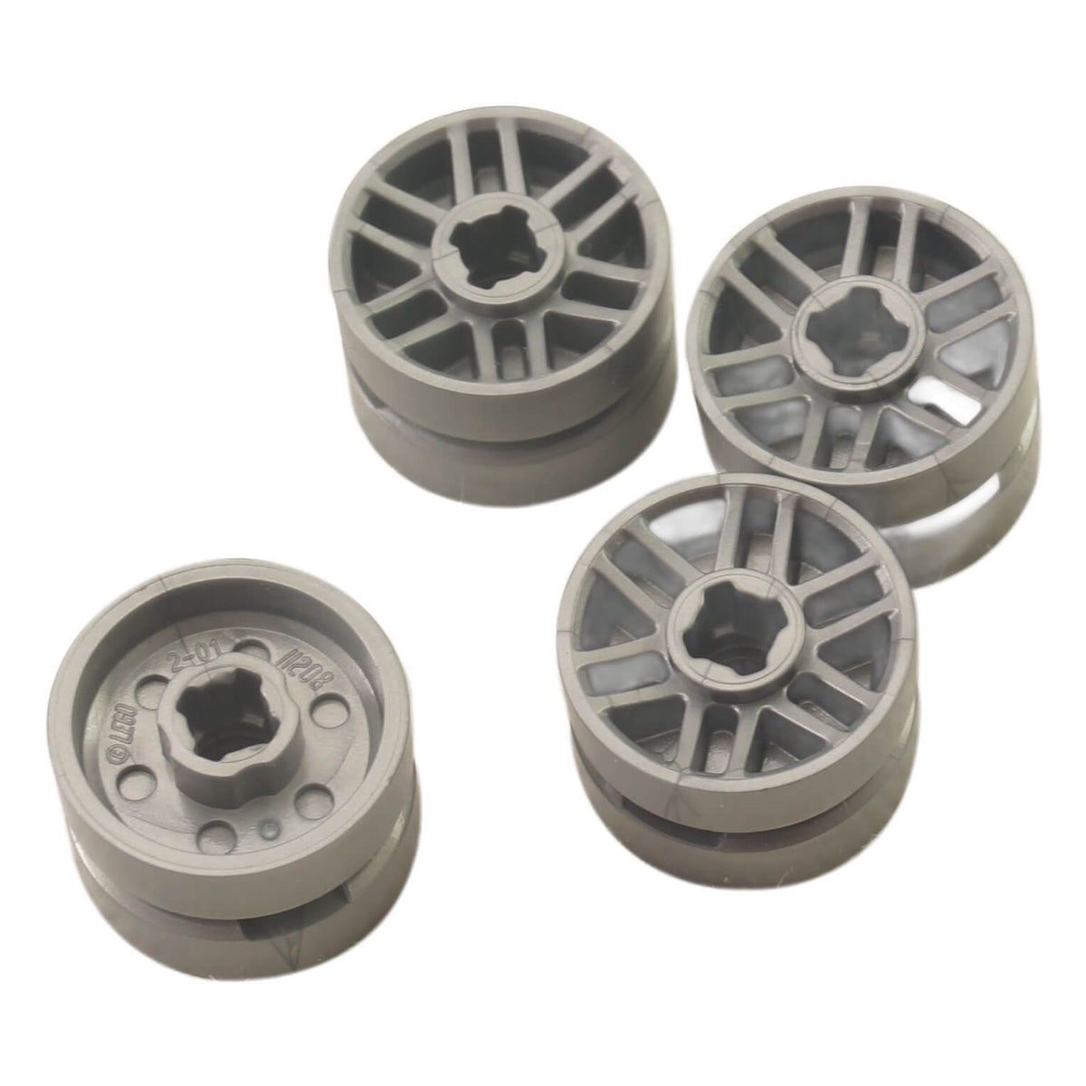 LEGO® Wheel 11208 14 x 9.9mm with Centre Groove Fake Bolts and 6 Double Spokes