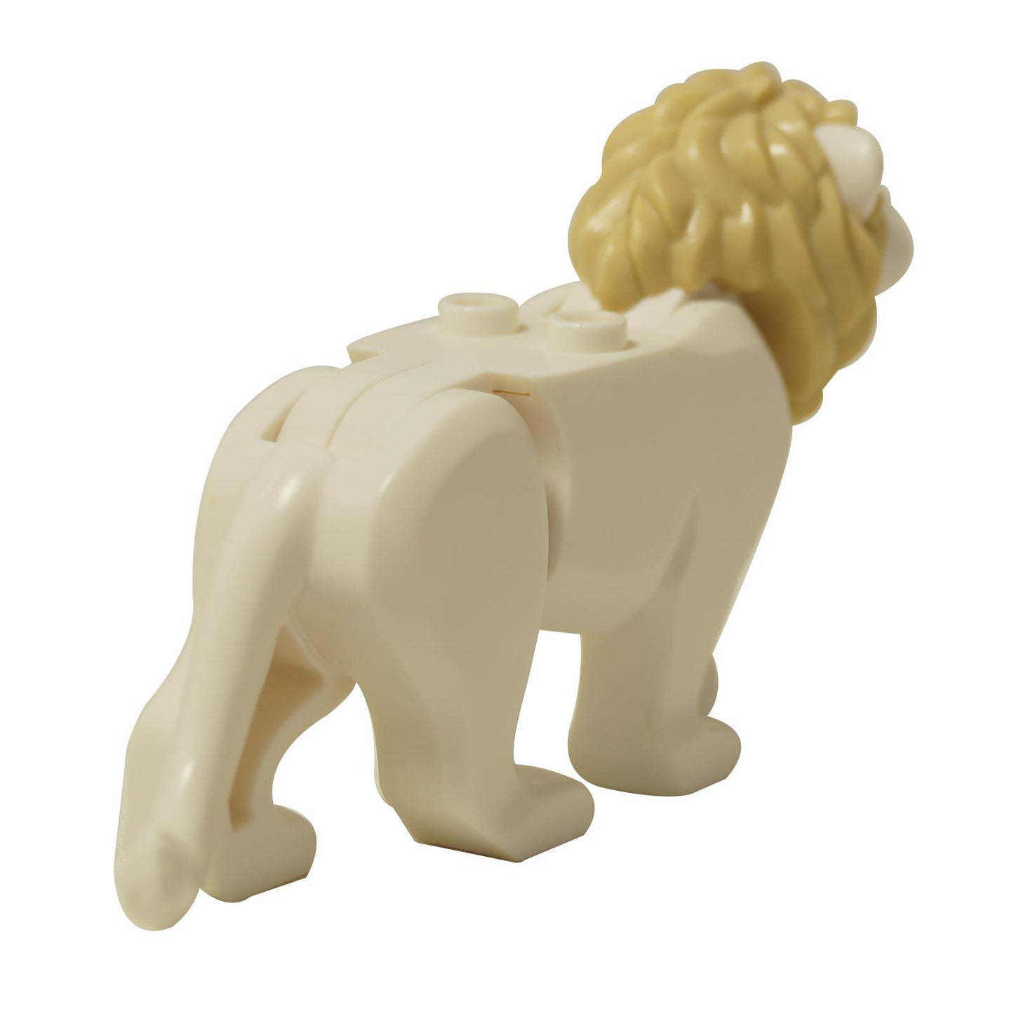 LEGO White Lion with Tan Mane (bb0787c04pb01) side profile view.