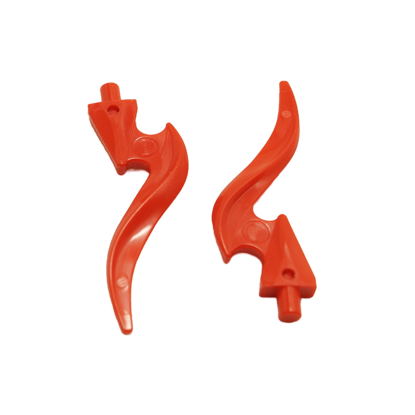 Wave Rounded Single with Pin (Flame)