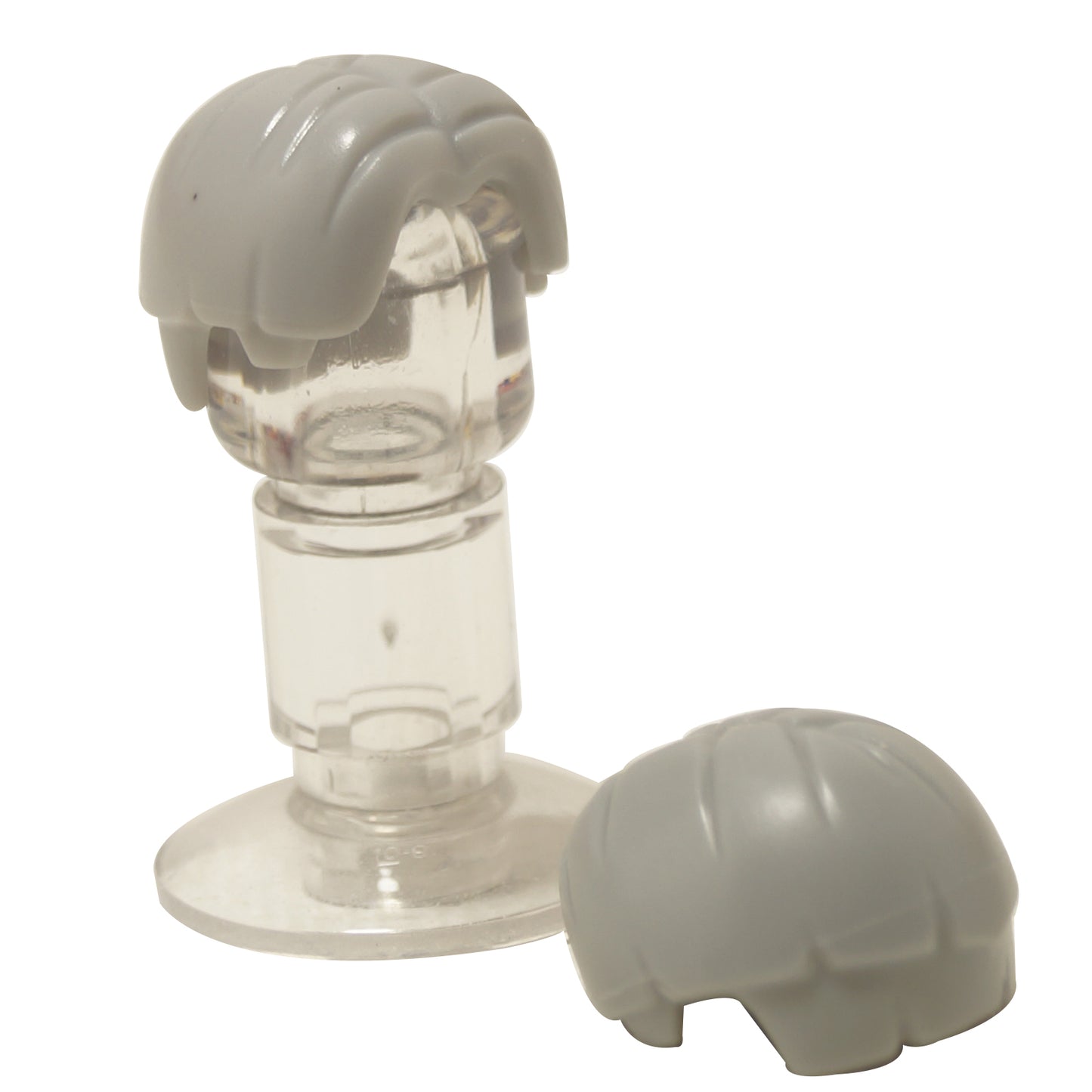 minifigure Hair Bowl Cut Parted in Center
