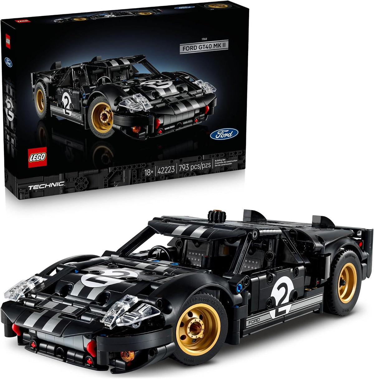 Coche de carreras 1966 Ford GT40 MKII 42223